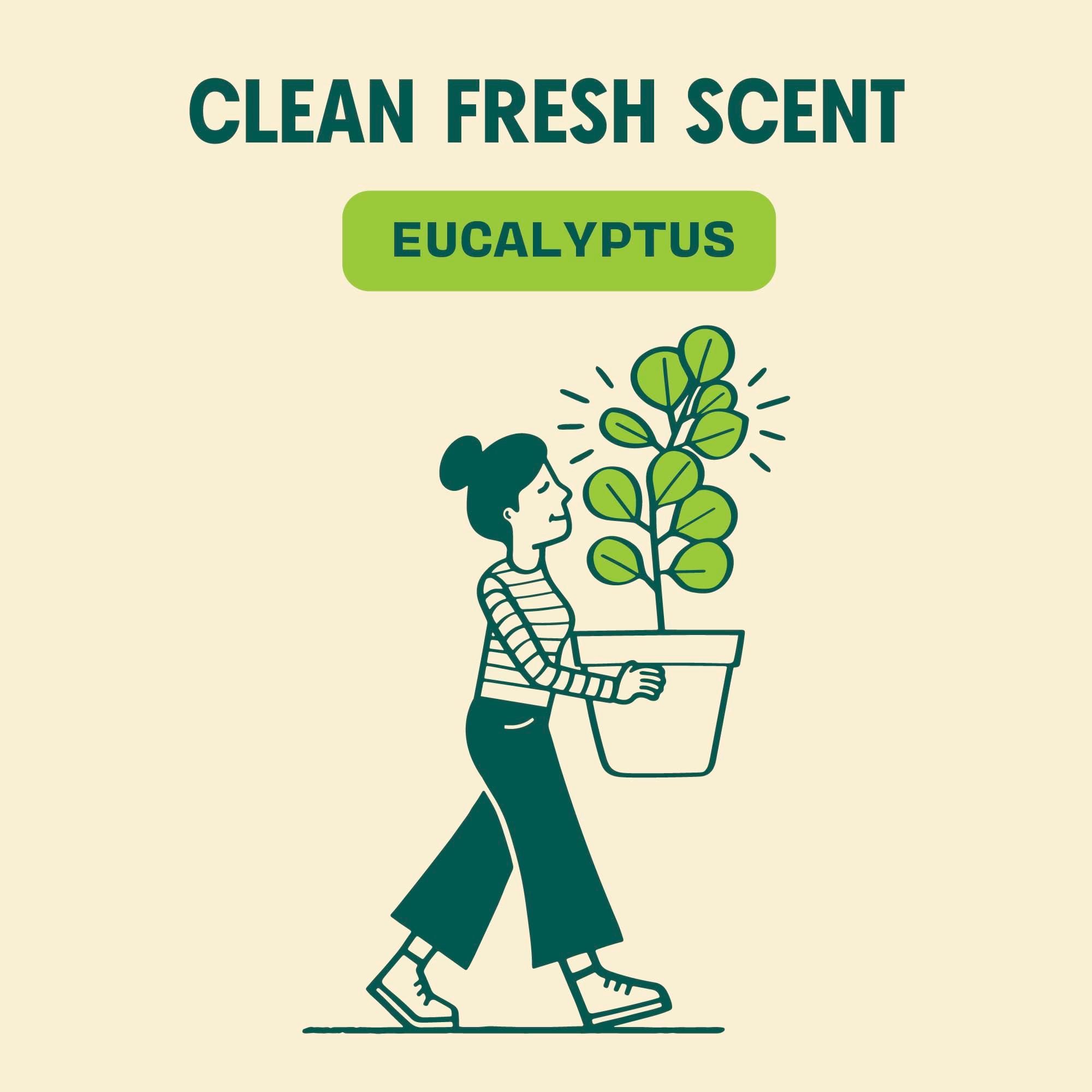 Aunt Fannie's Natural Cleaning Vinegar Wipes, Multipurpose Surface Cleaner, Eucalyptus Scent, 35 Count (Pack of 1) - Image 5
