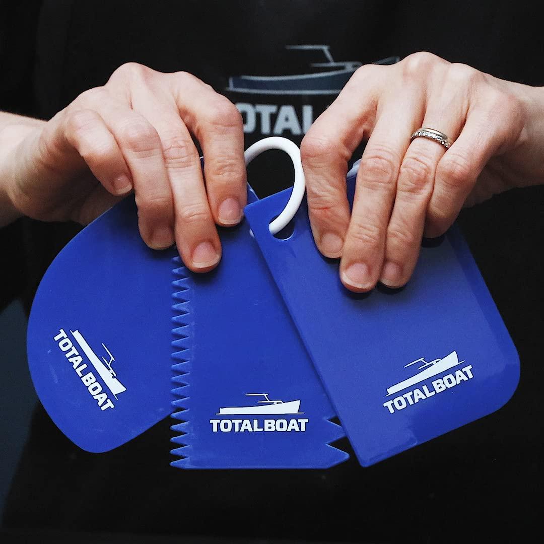 TotalBoat Flexible Resin Spreaders Set - Reusable Scrapers for Epoxy, Fillers, Putty, Caulk, Spackling Paste, Polyester Resin and Adhesives - Image 5