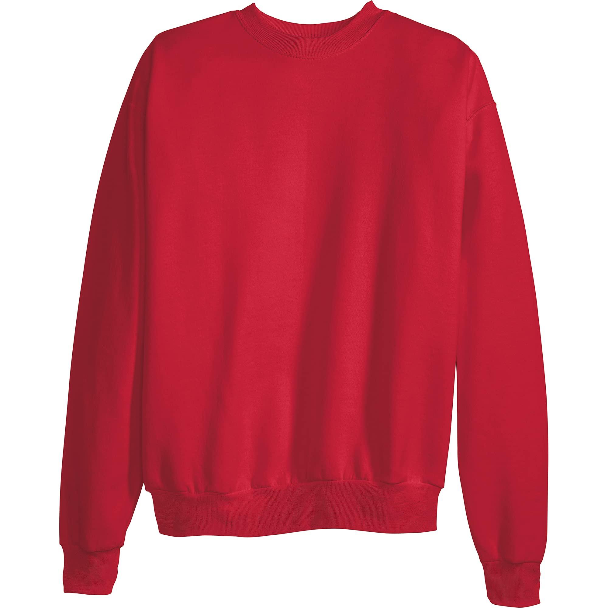 Hanes Men's EcoSmart Fleece, Pullover Crewneck Sweatshirt, 1 or 2 Pack - Image 5