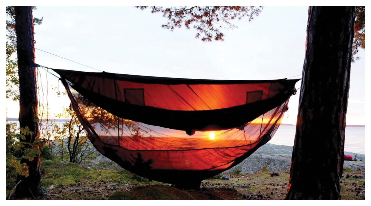 Hammock Bliss Sky Tent 2 - A Revolutionary 2 Person Hammock Tent – Waterproof and Bug Proof Hanging Tent Provides Spacious and Cozy Shelter for 2 Camping Hammocks – Embrace Hammock Camping Comfort - Image 7