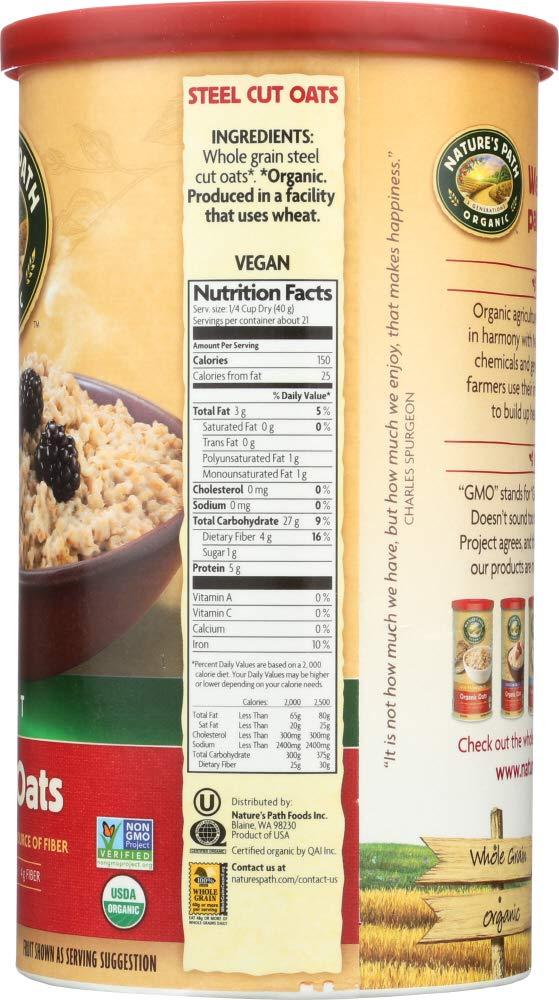Country Choice Organic Irish Steel Cut Oats, 30-Ounce Canisters (Pack of 6) - Image 4