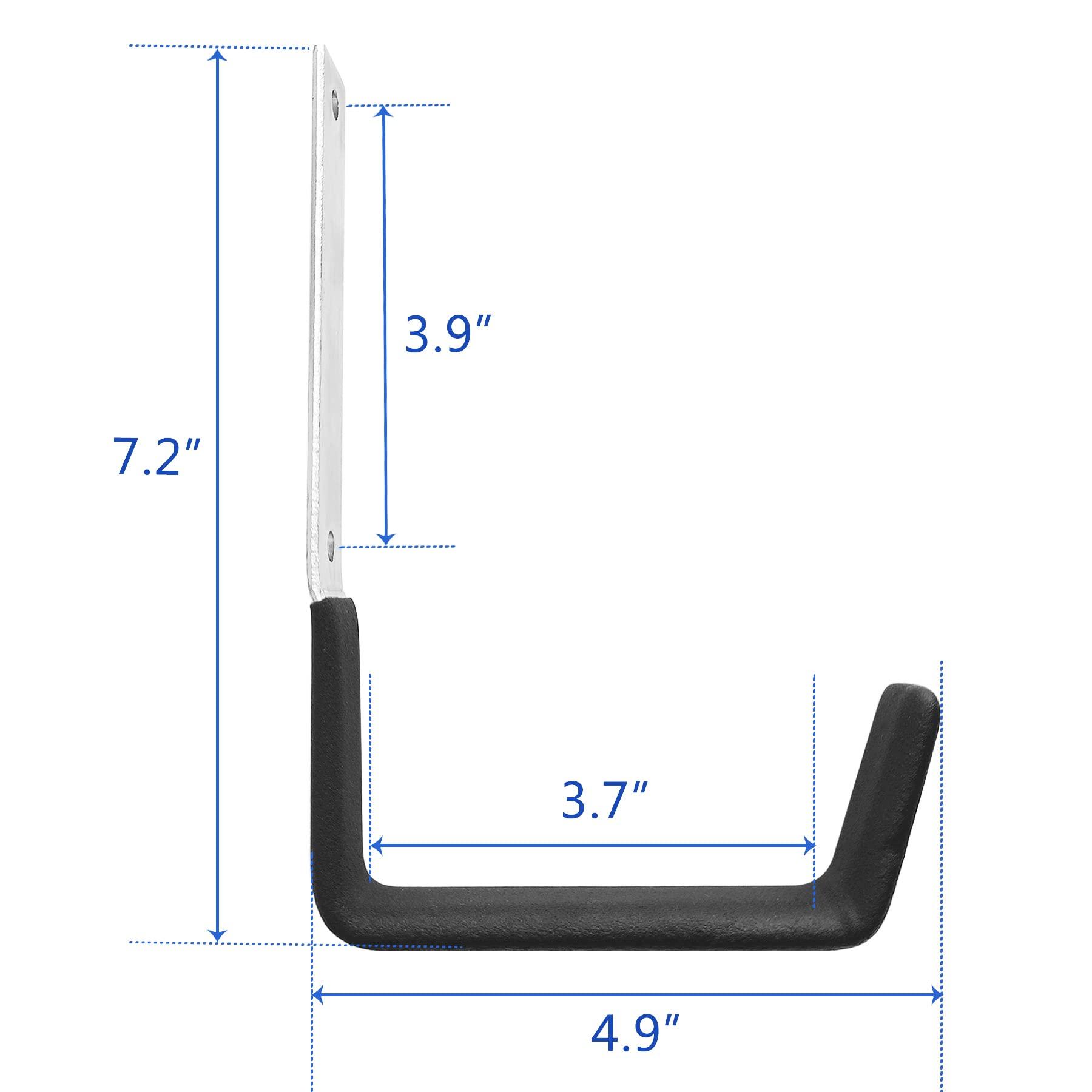 Heavy Duty Steel Hooks ,Garage Storage Utility Hooks,Heavy Duty Tool Organizer,Steel Wall Mount Hooks, Hose Hanger, Steel Garage Garden Hooks (2) - Image 3