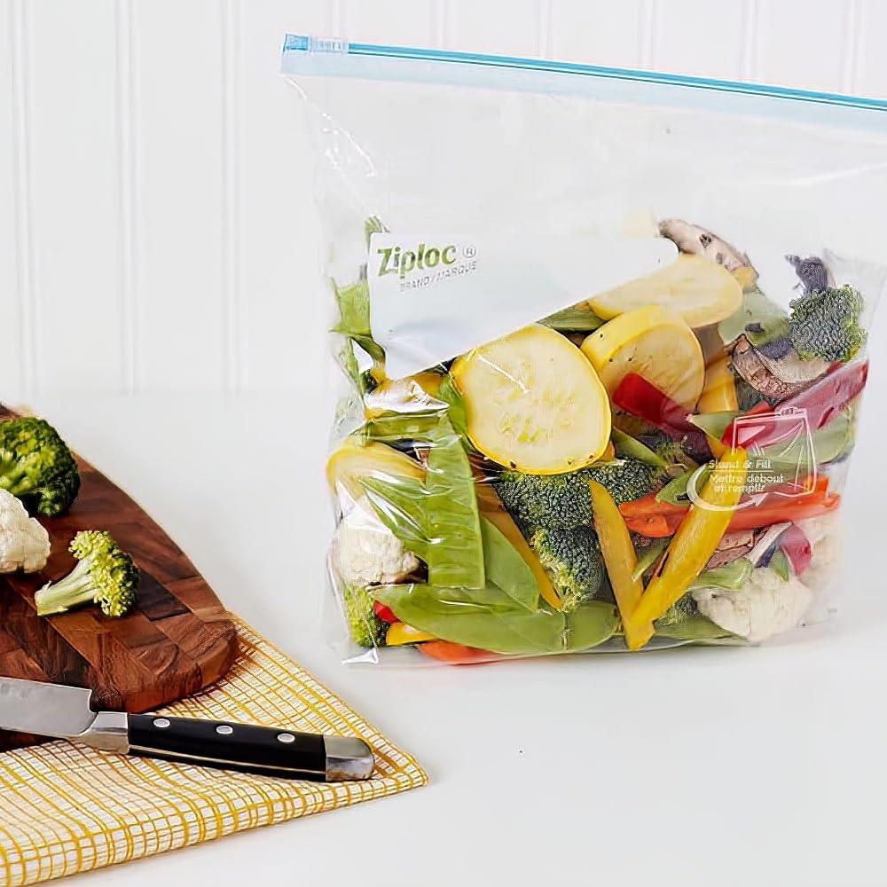 Ziploc Slider Freezer Bags - 1 gallons - 10 ct - Image 2