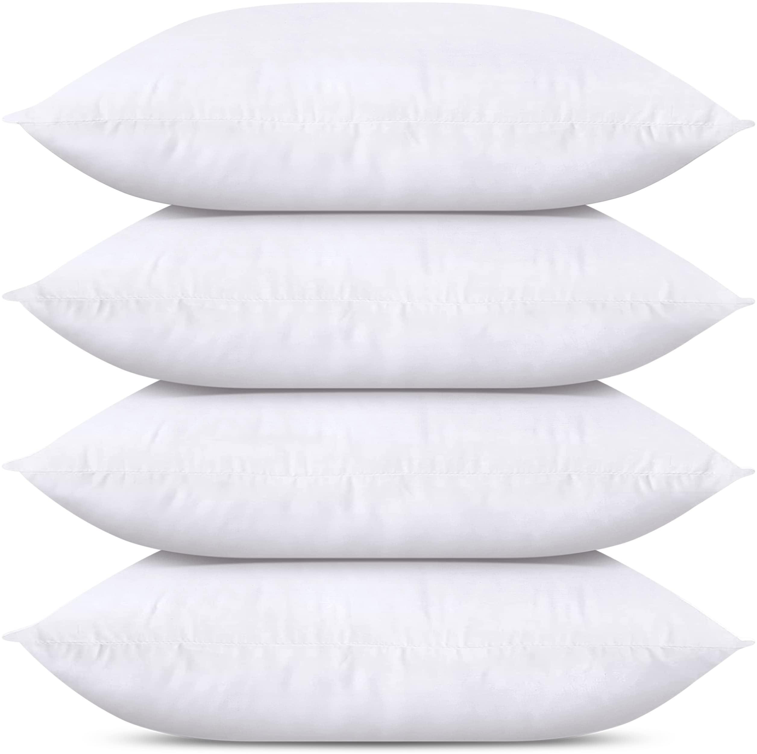 Utopia Bedding Throw Pillows (Set of 4, White), 14 x 22 Inches Pillows for Sofa, Bed and Couch Decorative Stuffer Pillow