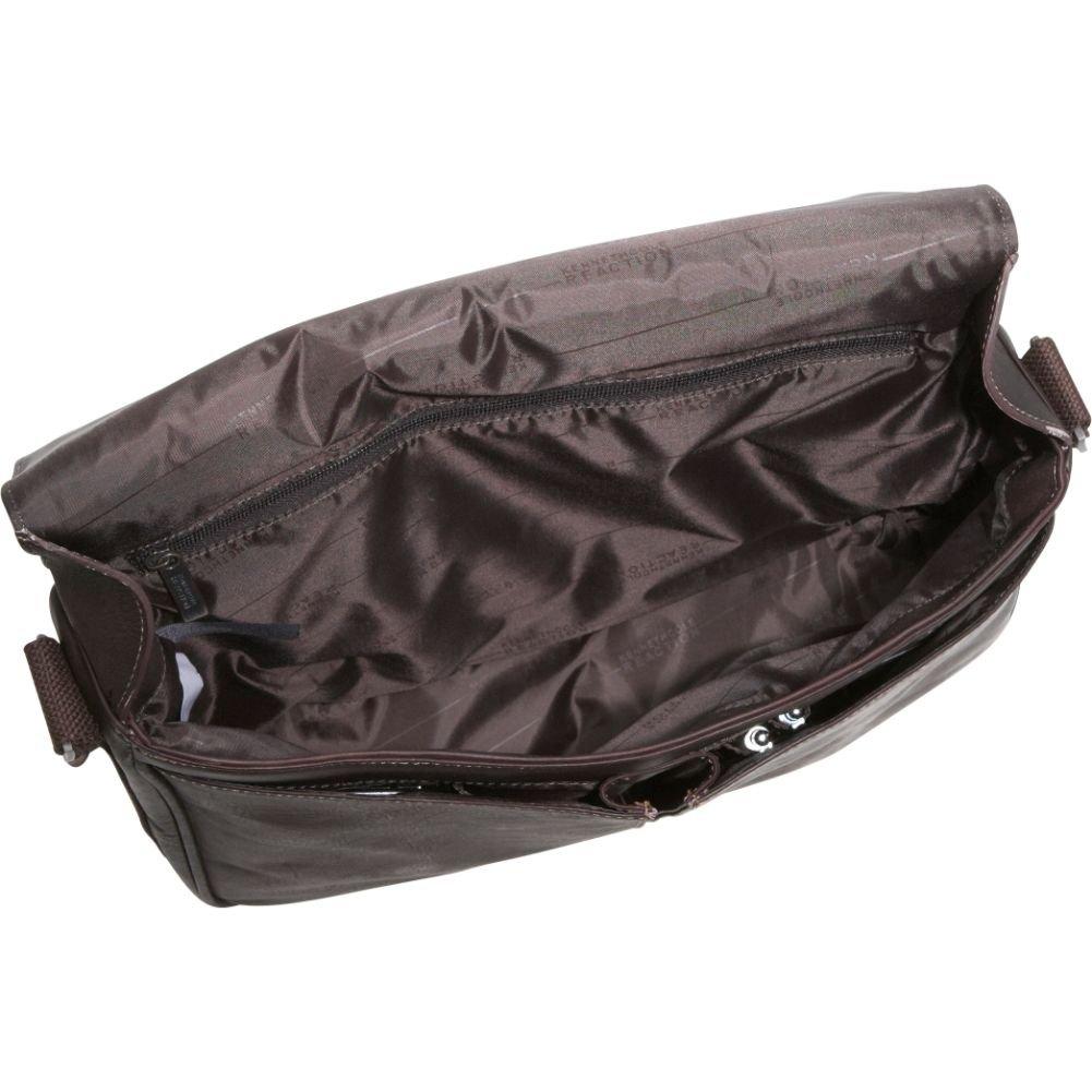 Kenneth Cole REACTION Risky Business Messenger Full-Grain Colombian Leather Crossbody Laptop Case & Tablet Day Bag - Image 2
