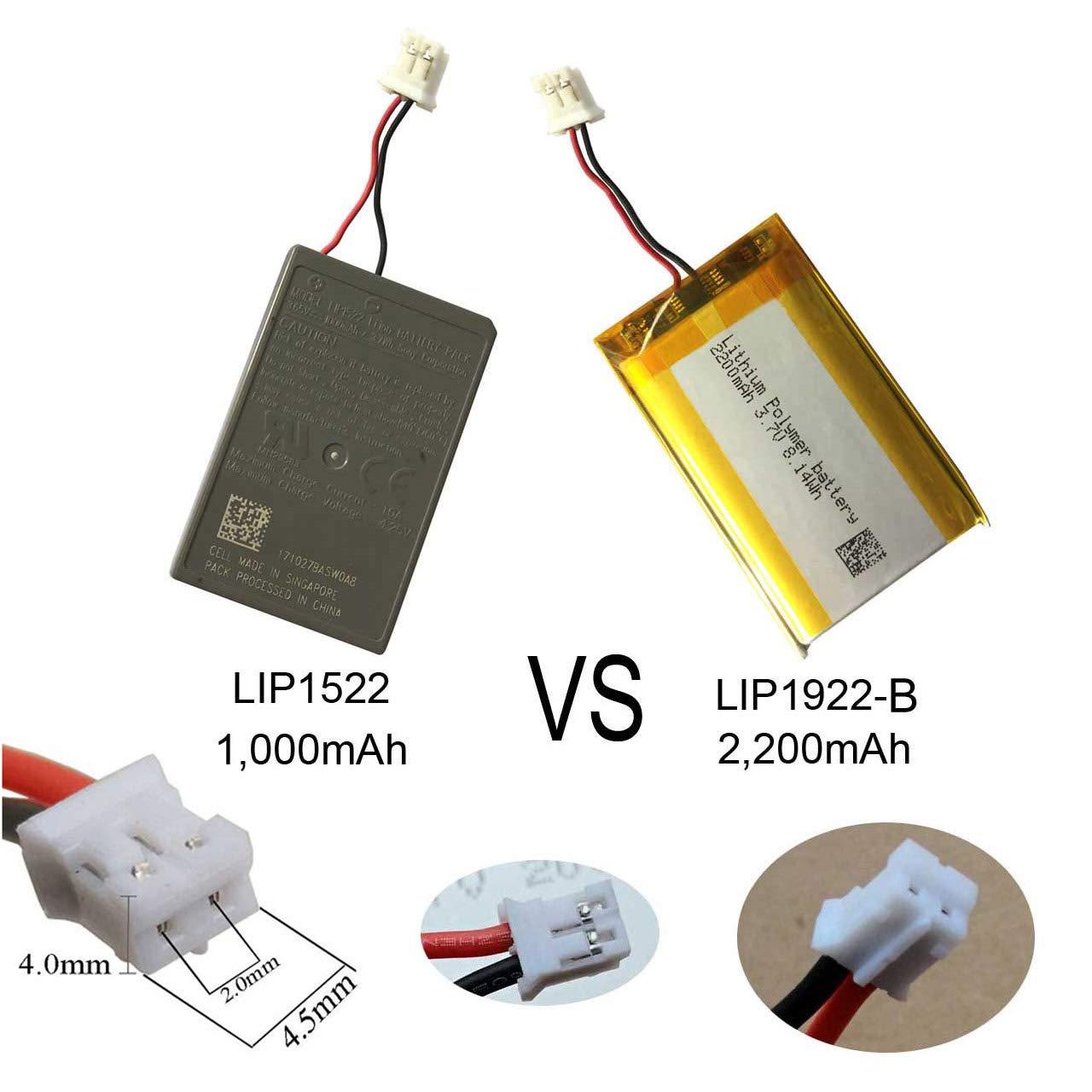 AOLIKES PS4 Controller Battery 3.7v 2200mAh Replacement for Sony PlayStation 4 DualShock 4 Wireless Controller CUH-ZCT1E CUH-ZCT2E CUH-ZCT1U CUH-ZCT2U Battery fits PS4 All Version Controller - Image 3