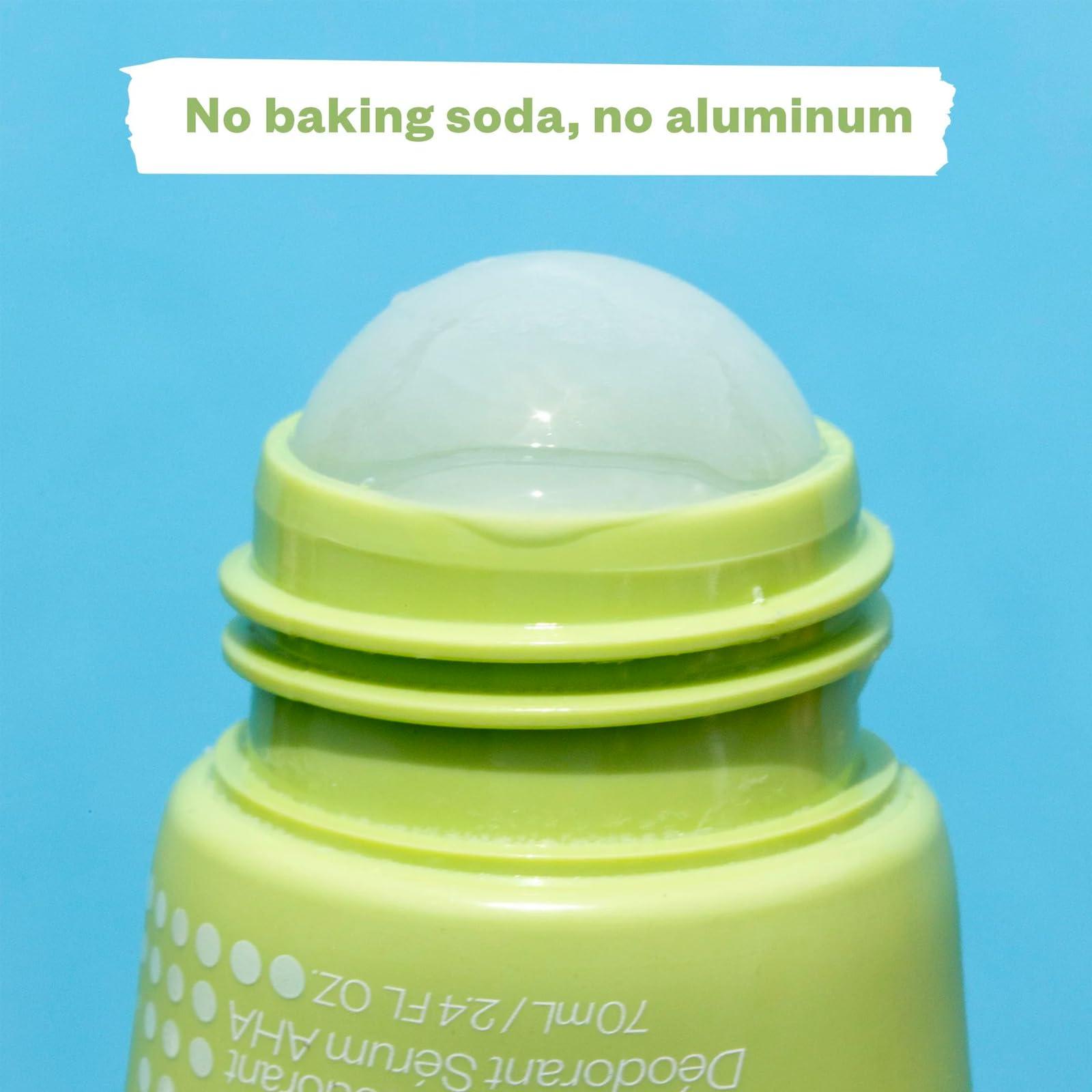 Kosas Chemistry Deodorant - Aluminium and Baking Soda Free + BO-Fighting AHA Serum that Exfoliates, Softens, and Nourishes the Skin, (Serene Clean) - Image 6