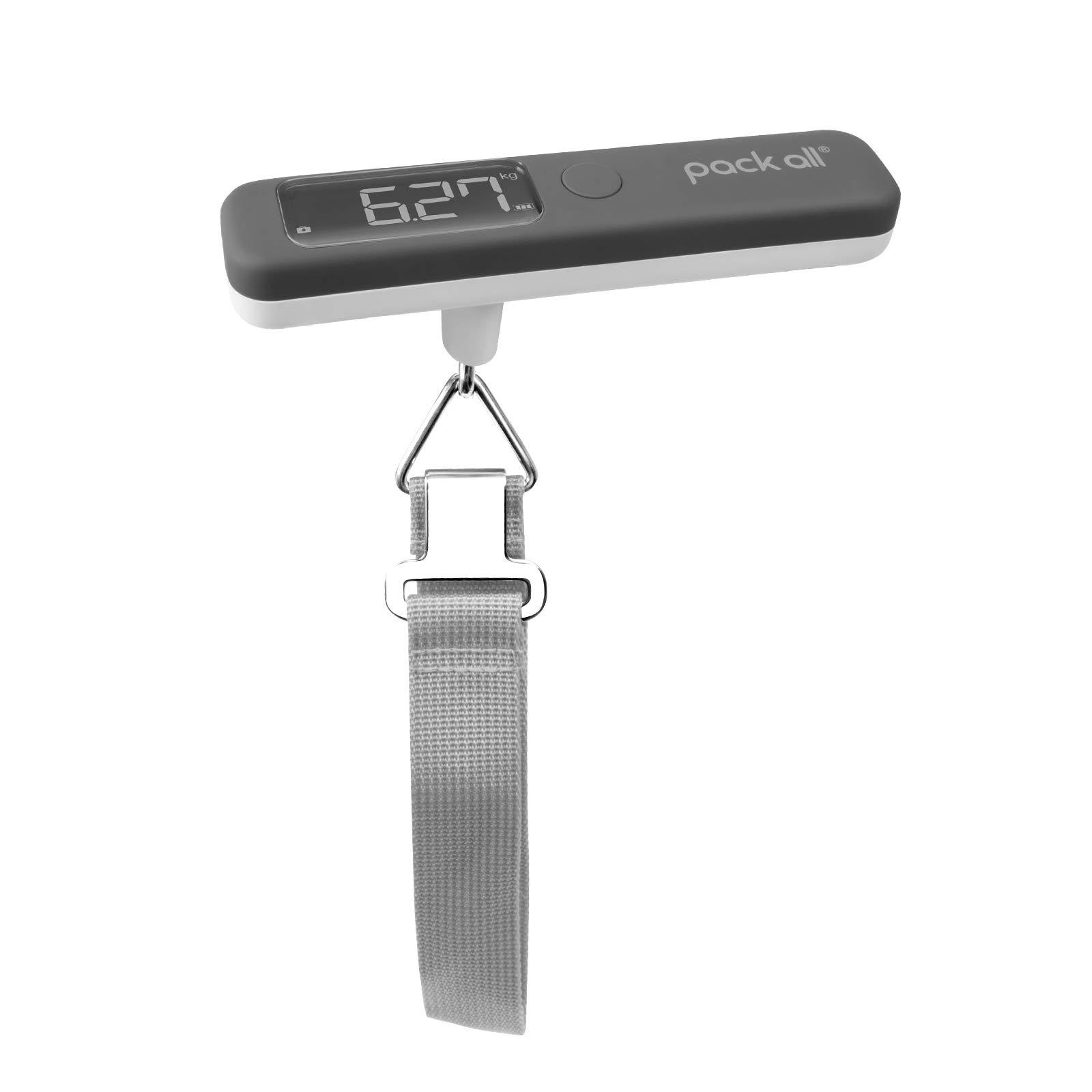pack all 110 Lbs Luggage Scale, Digital Handheld Luggage Scale, Travel Weight Scale for Luggage with Backlit LCD Display, Battery Included