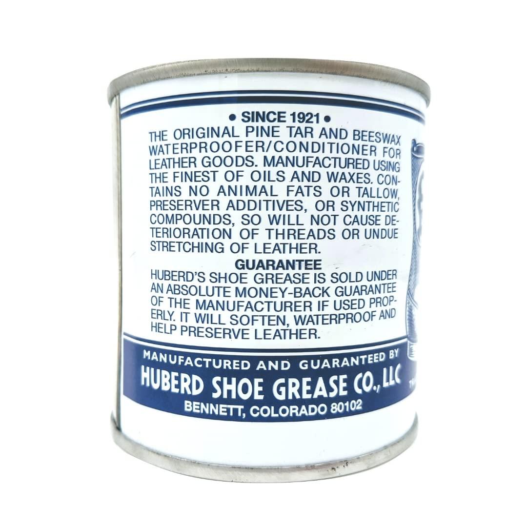 Huberd’s Shoe Grease (7.5oz) - Leather conditioner and waterproofer since 1921. Waterproofs, softens and conditions boots, shoes, bags, belts, jackets, car seats, gloves, furniture, saddles and tack. - Image 3