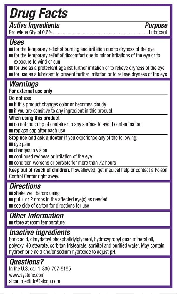Systane COMPLETE PF Multi-Dose Preservative Free Dry Eye Drops 0.34 Fl Oz, 2 count (pack of 1) (Packaging may vary) - Image 3