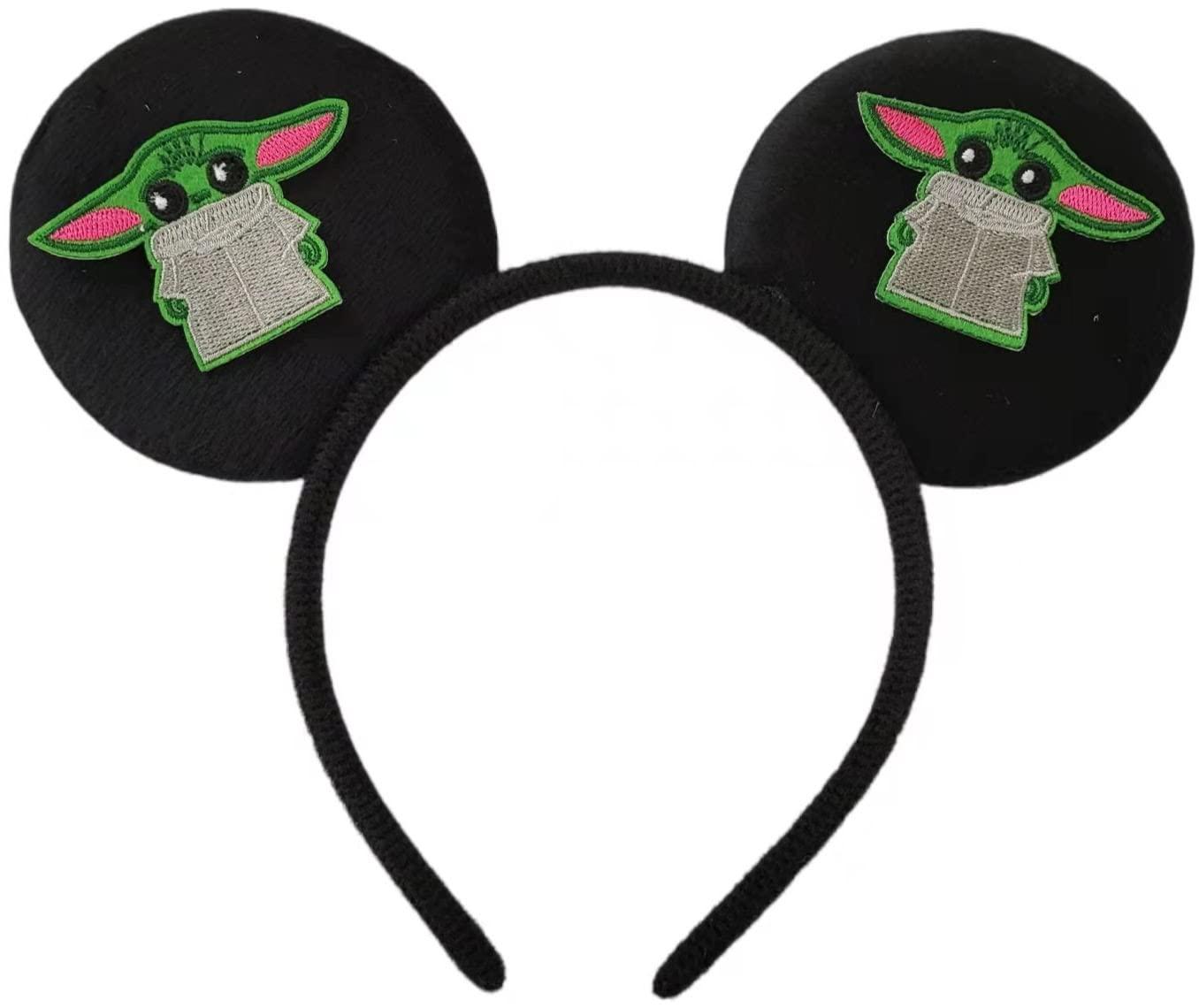 CLGIFT Mickey Ears Darth Vader, Storm Trooper Hairband, Black Minnie Ears