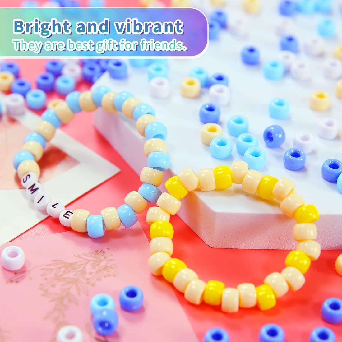 1000 Macaron Candy Pony Beads, Beads for Crafts, Hair Beads, Beading Supplies, Beads for Jewelry Making - Image 6