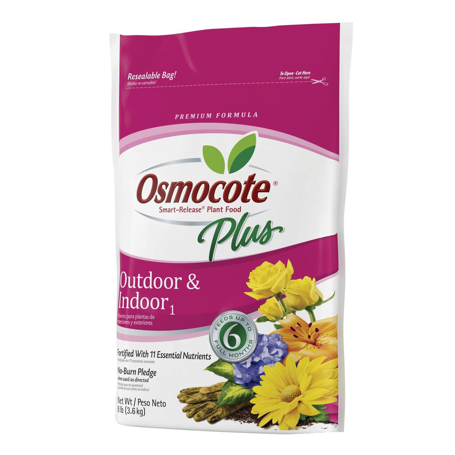 Osmocote Smart-Release Plant Food Plus Outdoor & Indoor₁, Granular Fertilizer with 11 Essential Nutrients, 8 lbs. - Image 5
