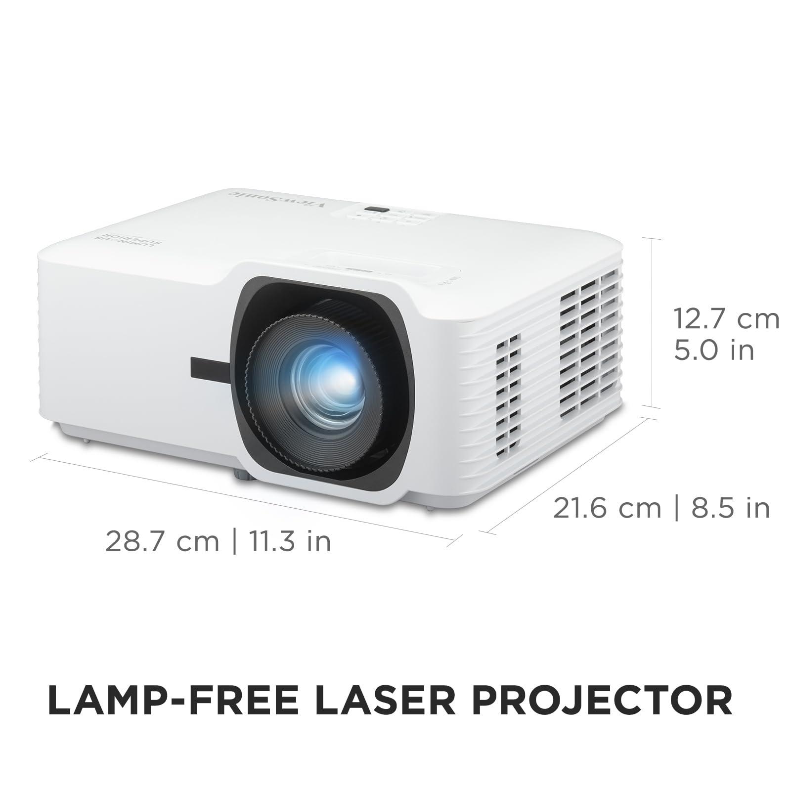 ViewSonic LS741HD 5000 Lumens 1080p Laser Projector with H/V Keystone, 4 Corner Adjustment, 360 Degree Projection, 1.6x Optical Zoom, LAN Control, and 24/7 Operation - Image 5