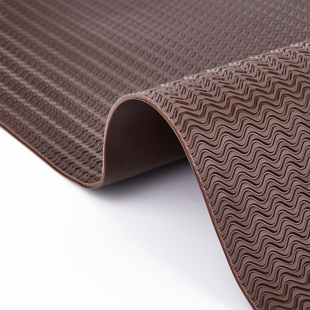 DICOSMETIC 1Pc Shoe Sole Repair Pads 570mmx385mm Anti-Skid Rubber Pads 2.5mm Thick Non-Slip Shoe Treads Coconut Brown Shoe Grip Patches Rubber Soling Sheet for Leather Shoes Boots and Heels - Image 5