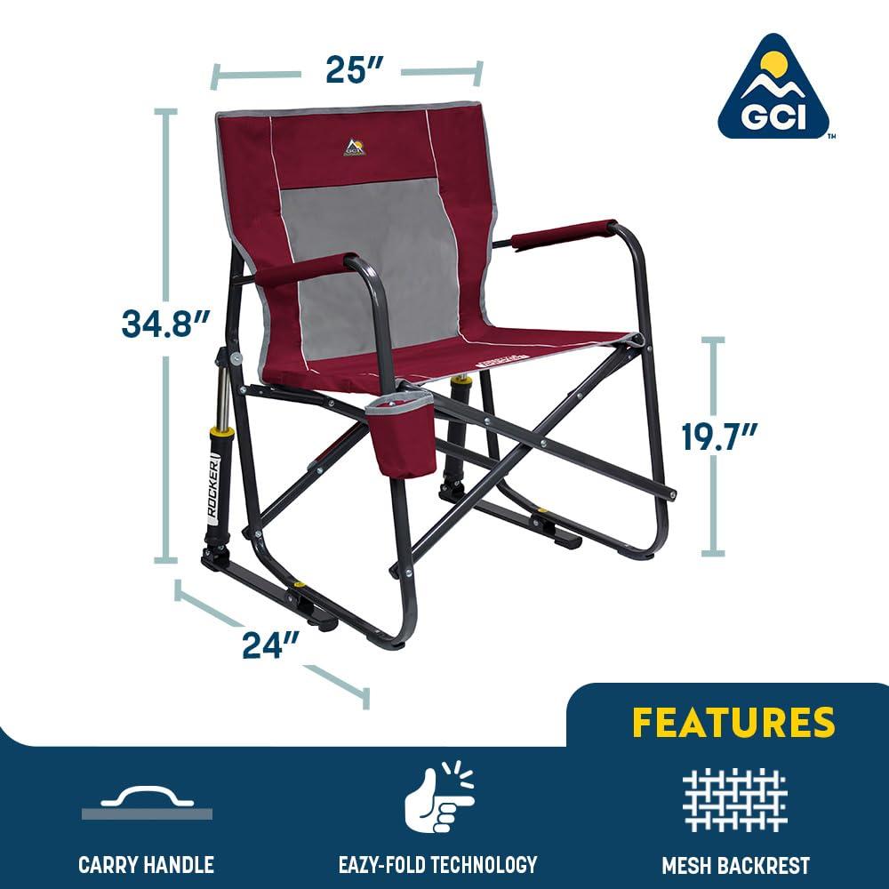 GCI OUTDOOR Freestyle Rocker Outdoor Rocking Chair with Beverage Holder - Image 2