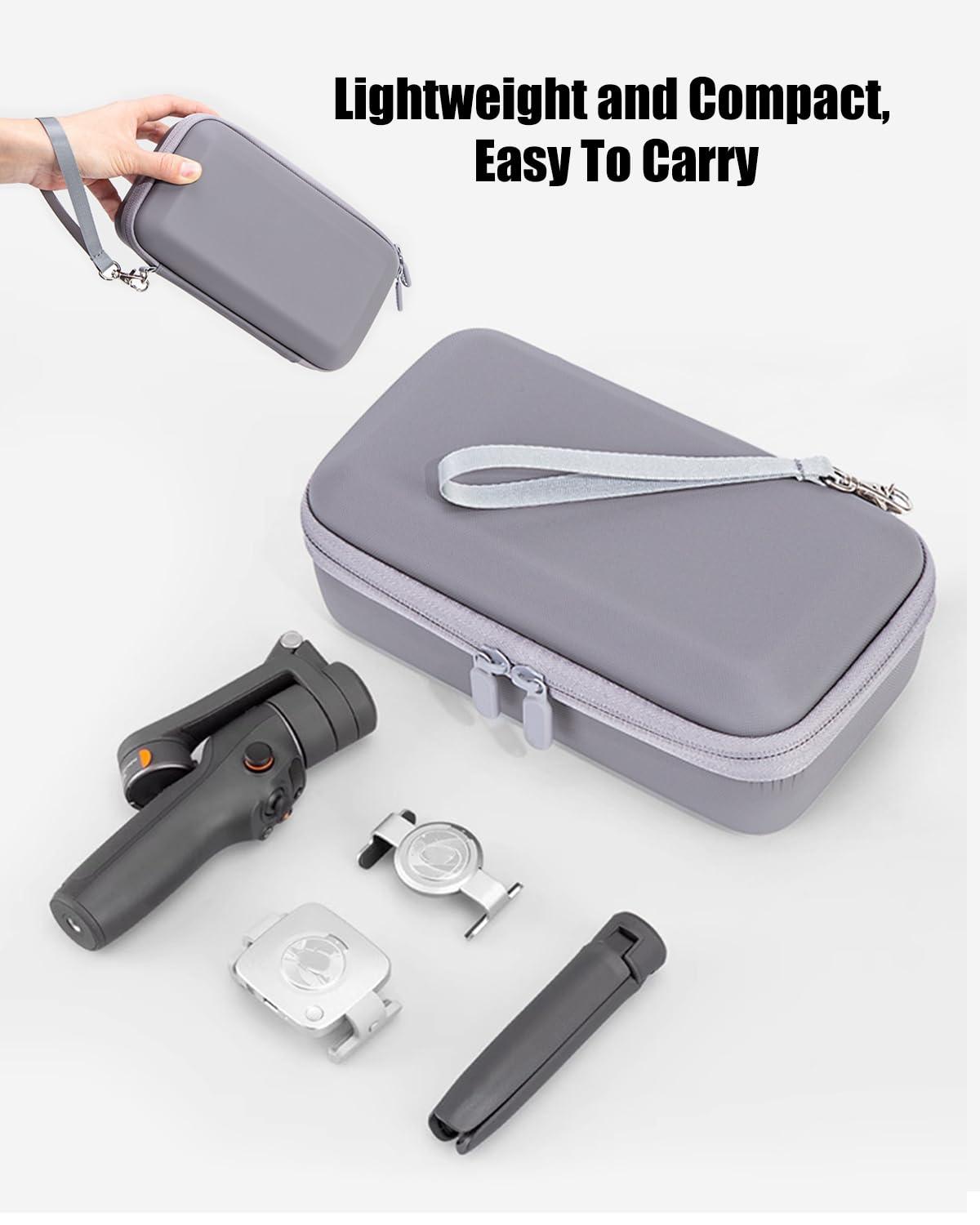 FRONET Compact Travel Case for DJI Osmo Mobile 7/7P Smartphone Gimbal Stabilizer Accessories, Waterproof Storage Hand Bag Organizer Box for OM 7 Pro, Portable & Durable - Image 3