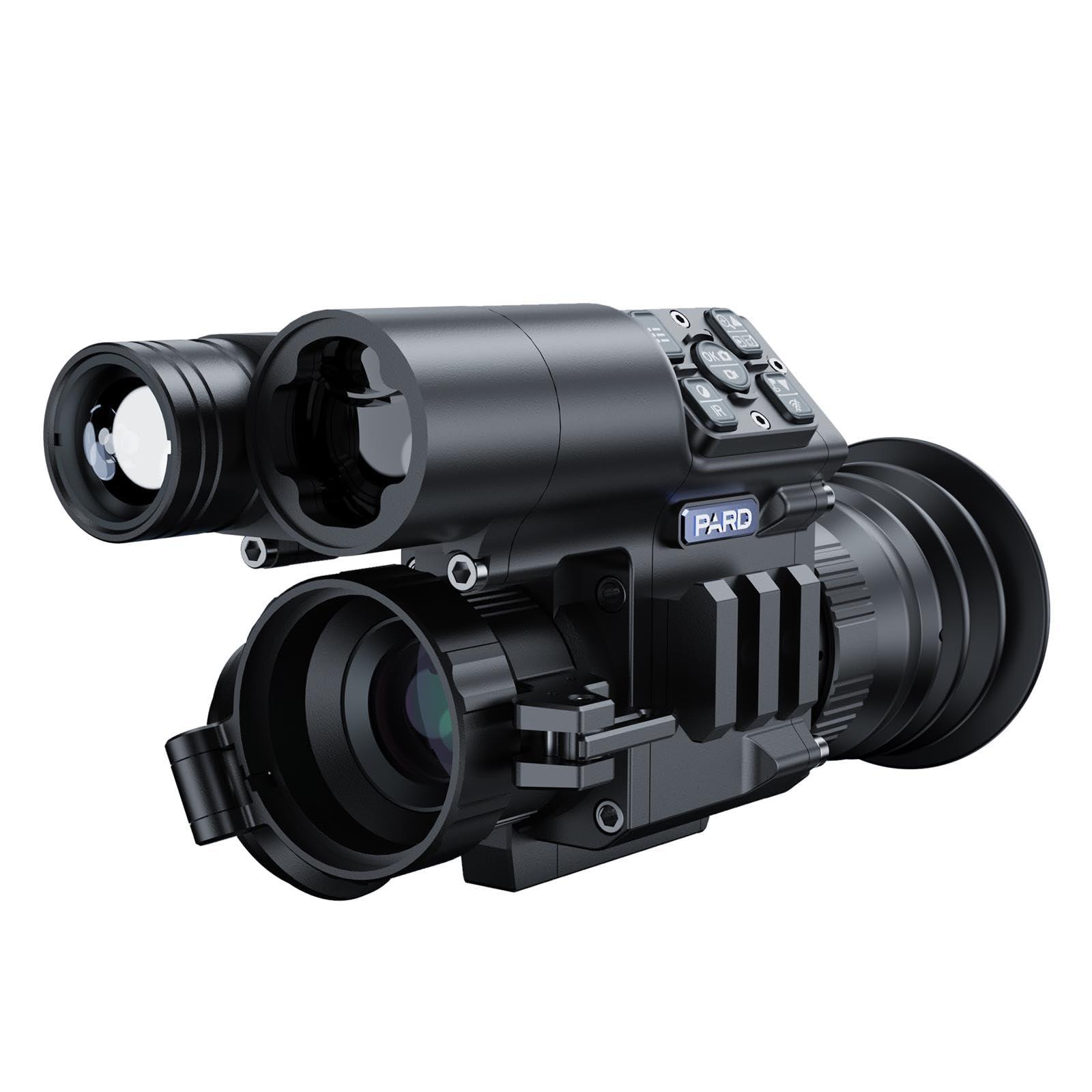 PARD Night Vision Scope, Front Mounted Clip-on Night Vision, Ballistics Calc, Rangefinder 1000m, 2K Sensor, Video Record, Wi-Fi, Waterproof, FD1 850nm/940nm