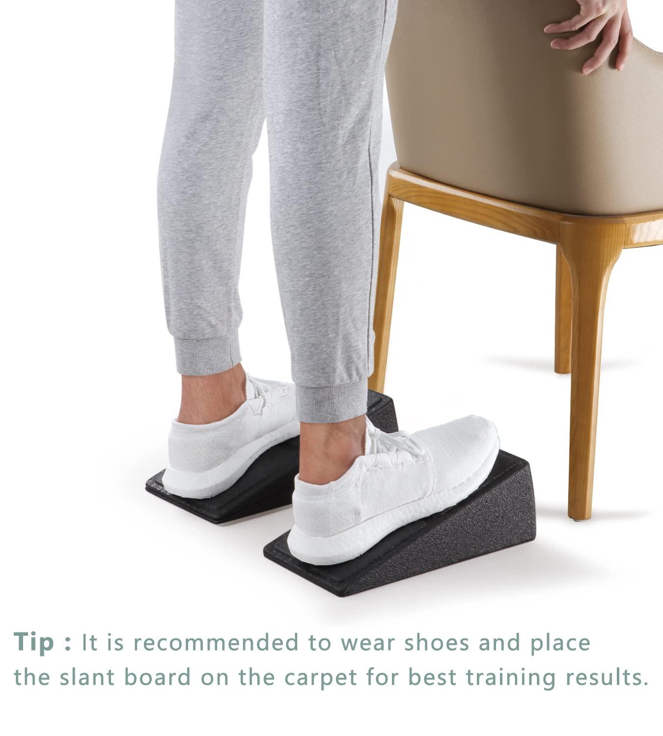 Slant Board 3pcs 12''Squat Wedge Calf Stretcher for Physical Therapy Equipment Plantar Fasciitis,Heel, Foot Stretching, Shin Splint, and Calf Stretch Wedge Improve Lower Leg - Image 6