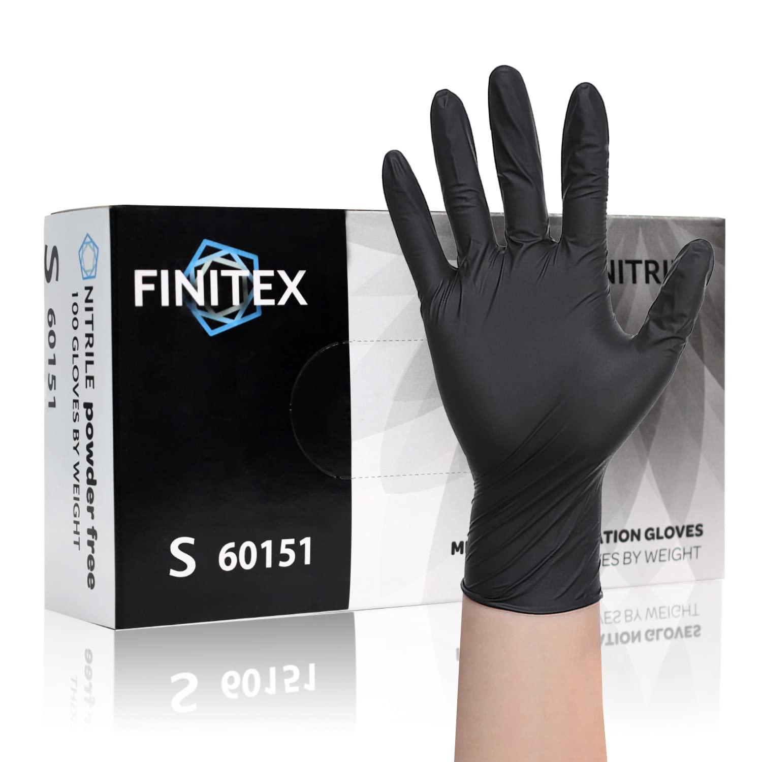 FINITEX - Black Nitrile Disposable Gloves, Exam Gloves, Powder-free, Latex-free, 3mil, Case of 10 Boxes - Image 8