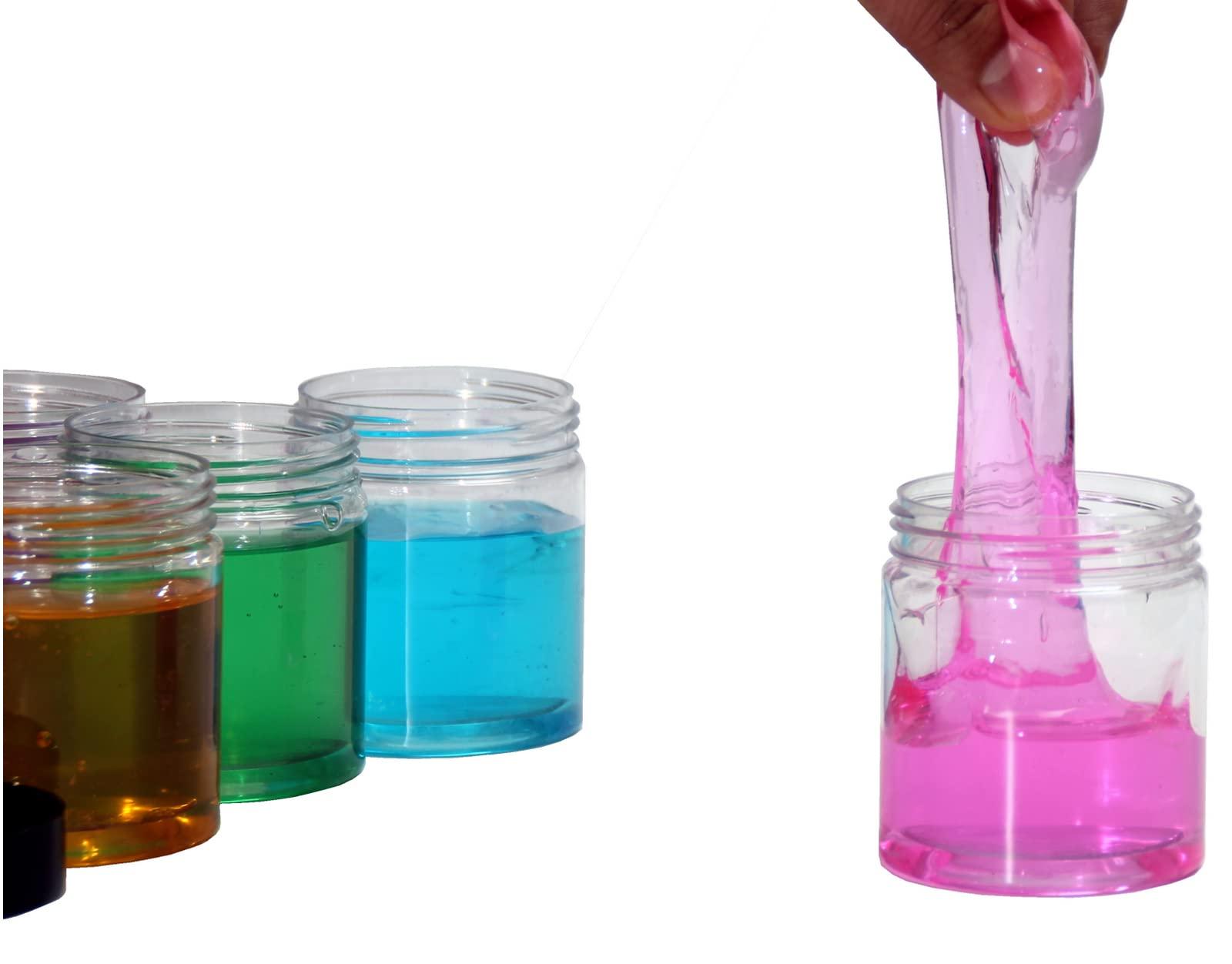 8 oz Plastic Containers with Lids and 4oz Small Containers (Set of 12) Plastic Jars with Lids Cosmetic Jar for Body Butter, Bath Salt, Slime and Beauty Product - Image 4