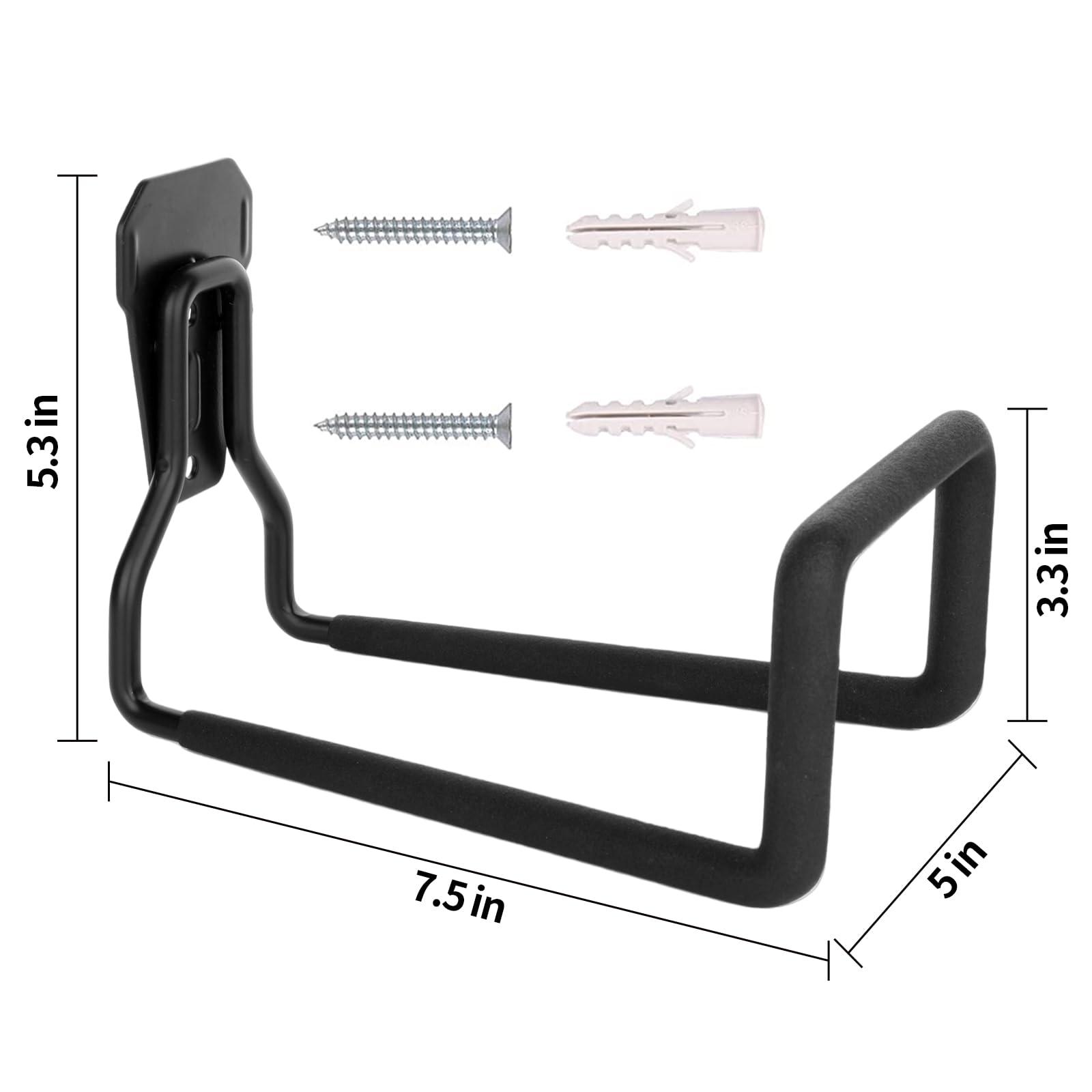 IBERDE Hose Holder,Heavy Duty Hooks for Hanging, Wall Hooks, Garden Hose Hanger, Wall Mount Hooks,Hose Holders for Outside Garden Expandable Flexible Hose - Image 2
