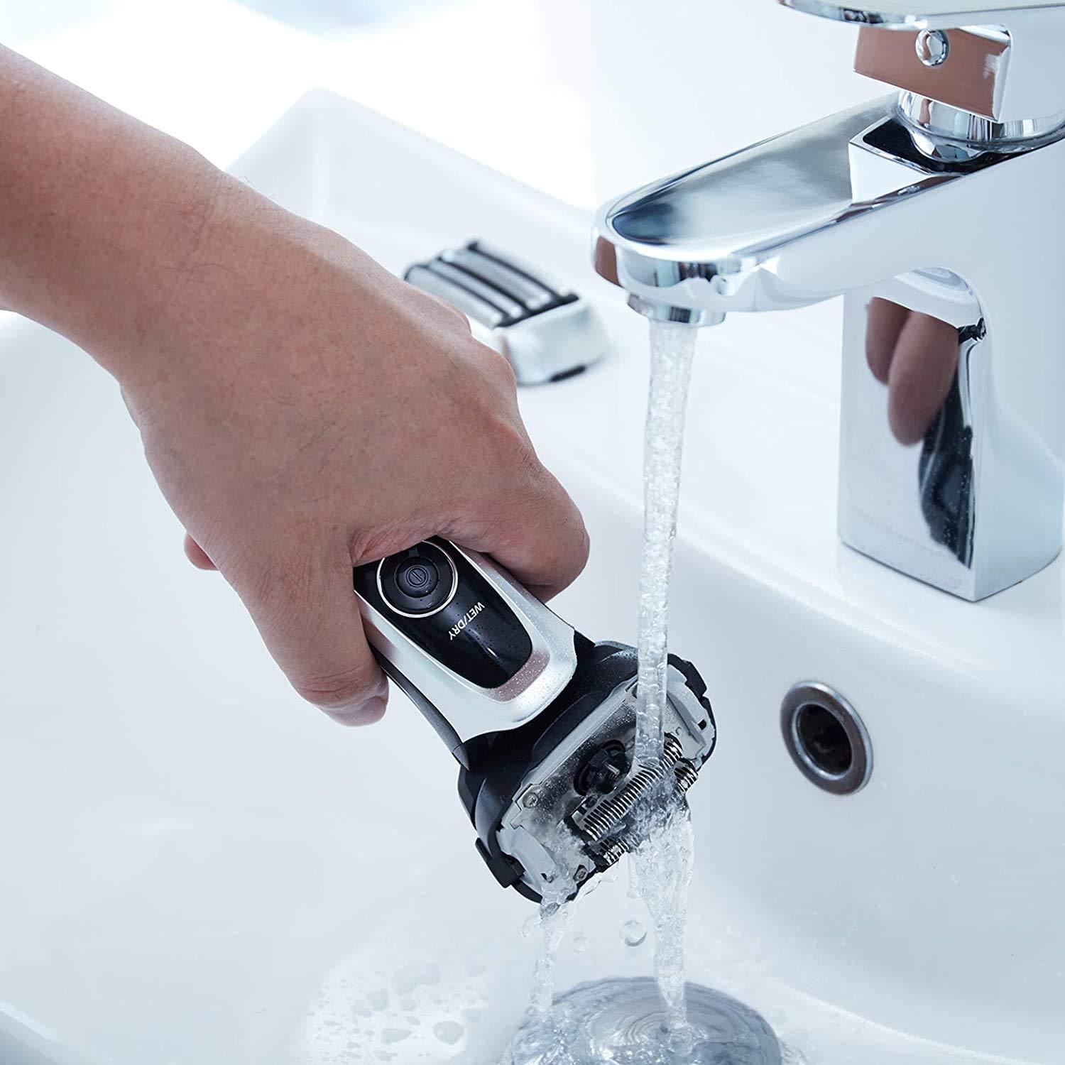 Panasonic ARC5 Electric Razor for Men with Pop-Up Trimmer, Wet/Dry 5-Blade Electric Shaver with Intelligent Shave Sensor and Multi-Flex Pivoting Head – ES-LV65-S (Silver) - Image 6