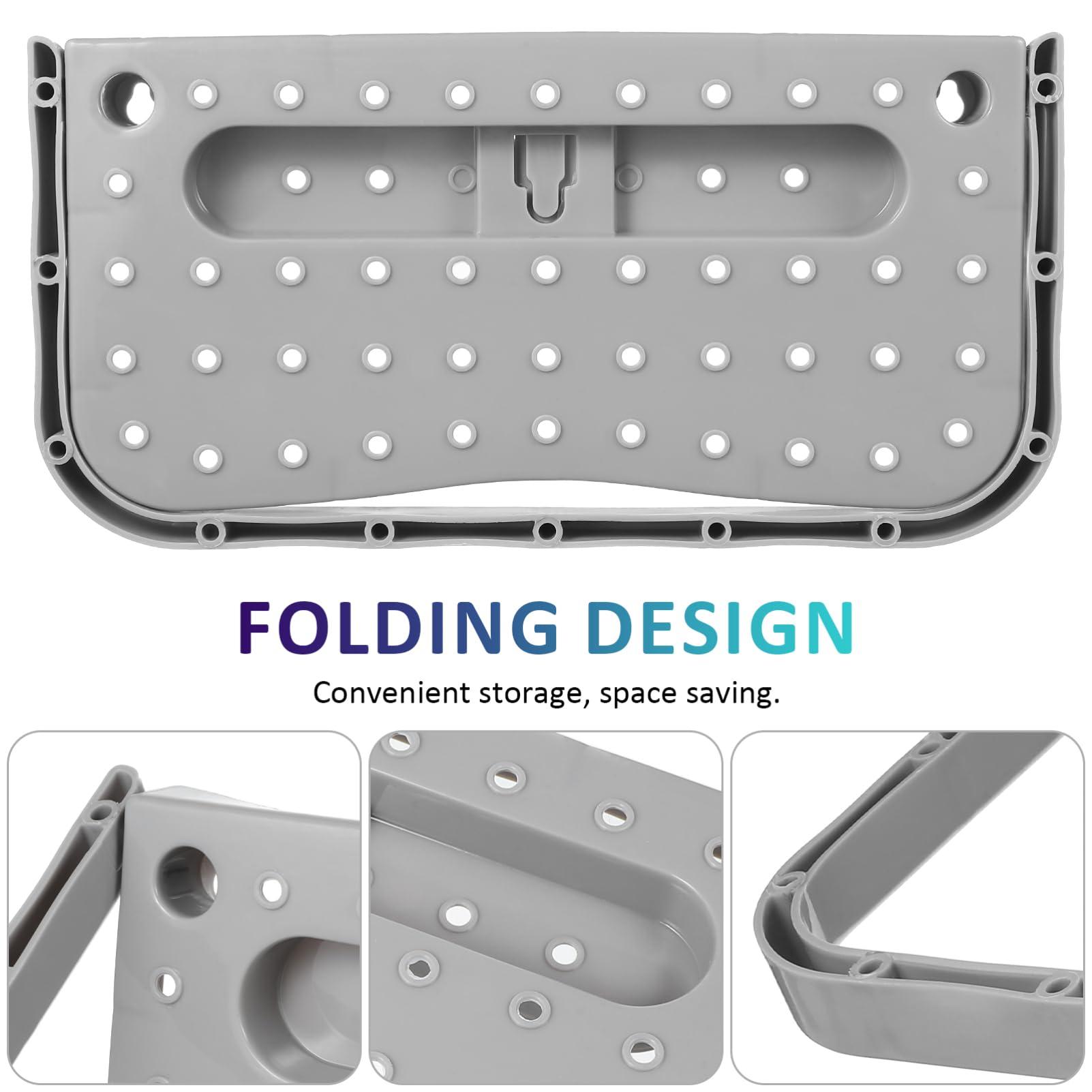 iplusmile 4Pcs RV Shoe Storage Racks - Wall Mounted Foldable Camper Shoe Organizer Shelf - Space-Saving Various Footwear Holder Essential Accessories for Travel Trailers - Image 7