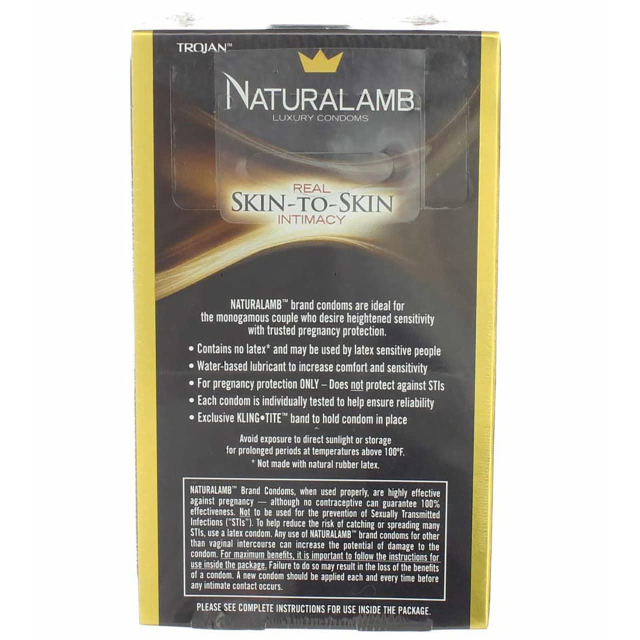 Trojan Naturalamb Lubricated Luxury Condoms, 10 count - Image 4