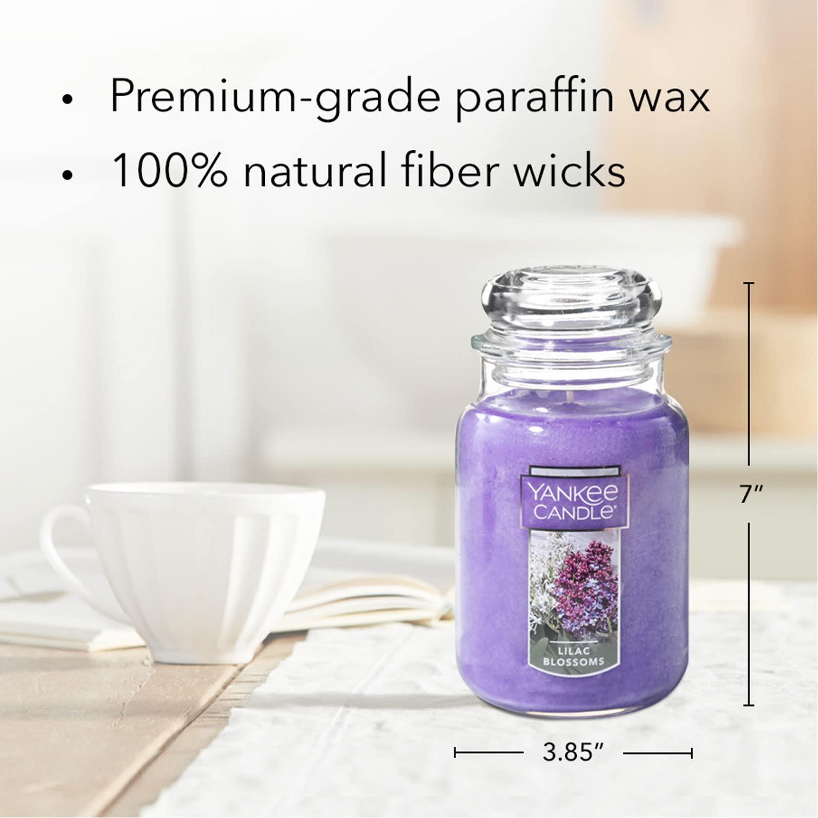 Yankee Candle Lilac Blossoms Scented Classic 22oz Large Jar Single Wick Candle Over 110 Hours of Burn Time Perfect for Gifting Gatherings and Seasonal Decorations - Image 6