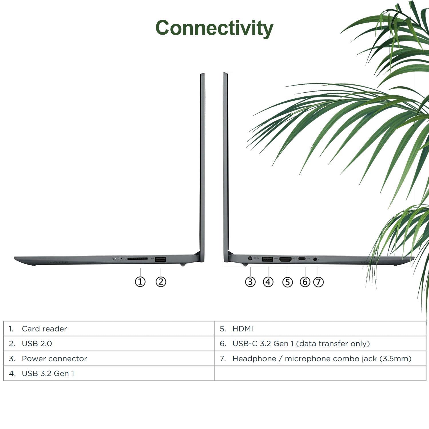Lenovo IdeaPad 1 Home Laptop, 15.6" FHD Display, Intel Celeron Dual Core Processor, 12GB RAM, 384GB Storage(128GB eMMC + 256GB PCIe), 1 Yr Office 365, Wi-Fi 6, W11H, Additional 1 Yr ADP - Image 4