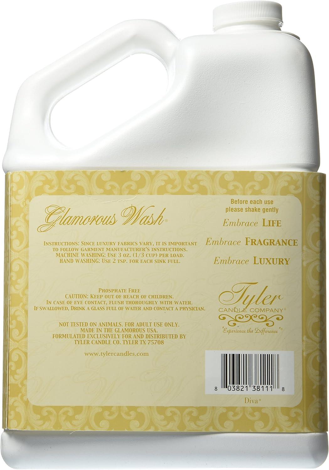 Tyler's Diva Glam Wash Laundry Detergent, Gallon (128 Fl oz) (Pack of 1) ILIOS Packaging. - Image 3