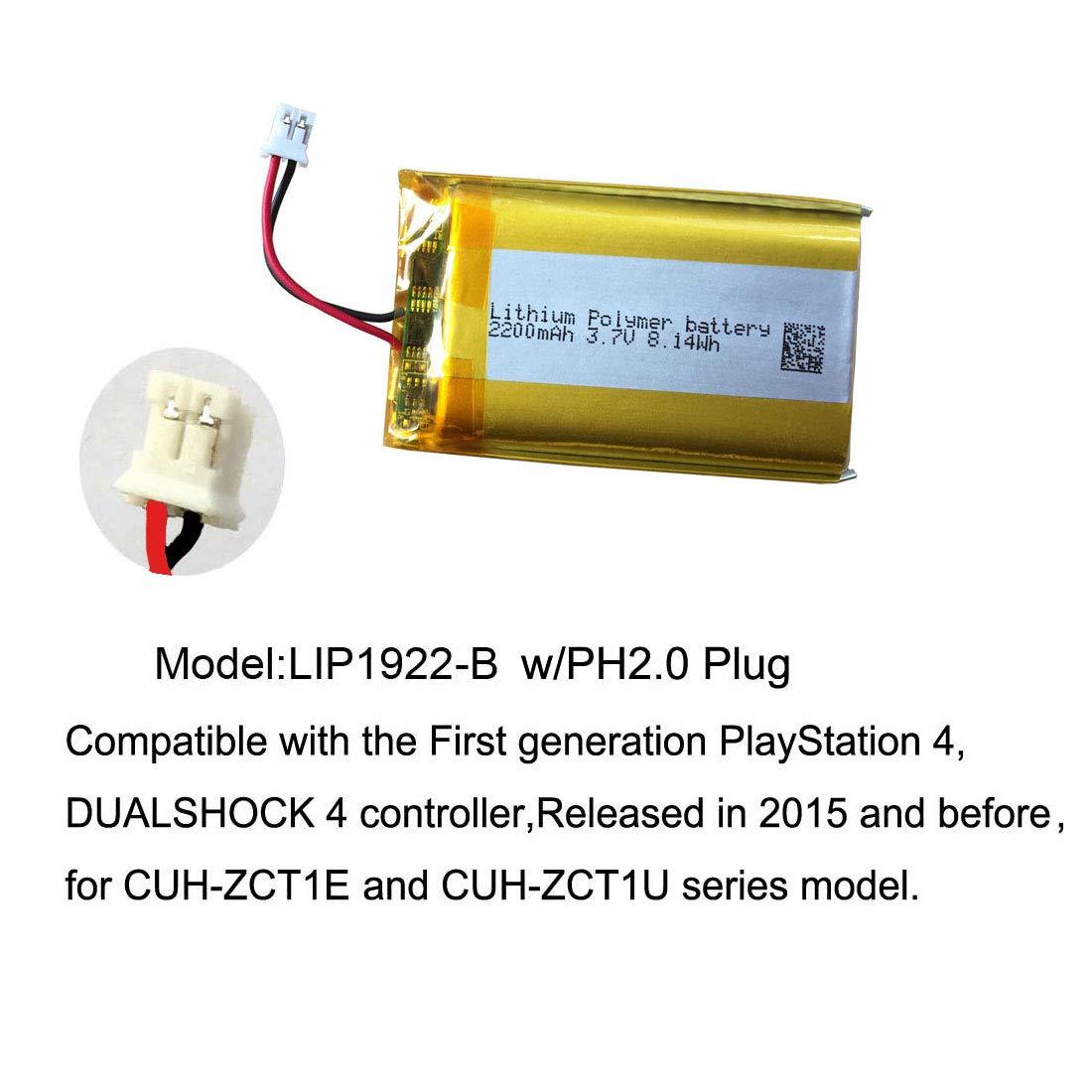 AOLIKES PS4 Controller Battery 3.7v 2200mAh Replacement for Sony PlayStation 4 DualShock 4 Wireless Controller CUH-ZCT1E CUH-ZCT2E CUH-ZCT1U CUH-ZCT2U Battery fits PS4 All Version Controller - Image 7