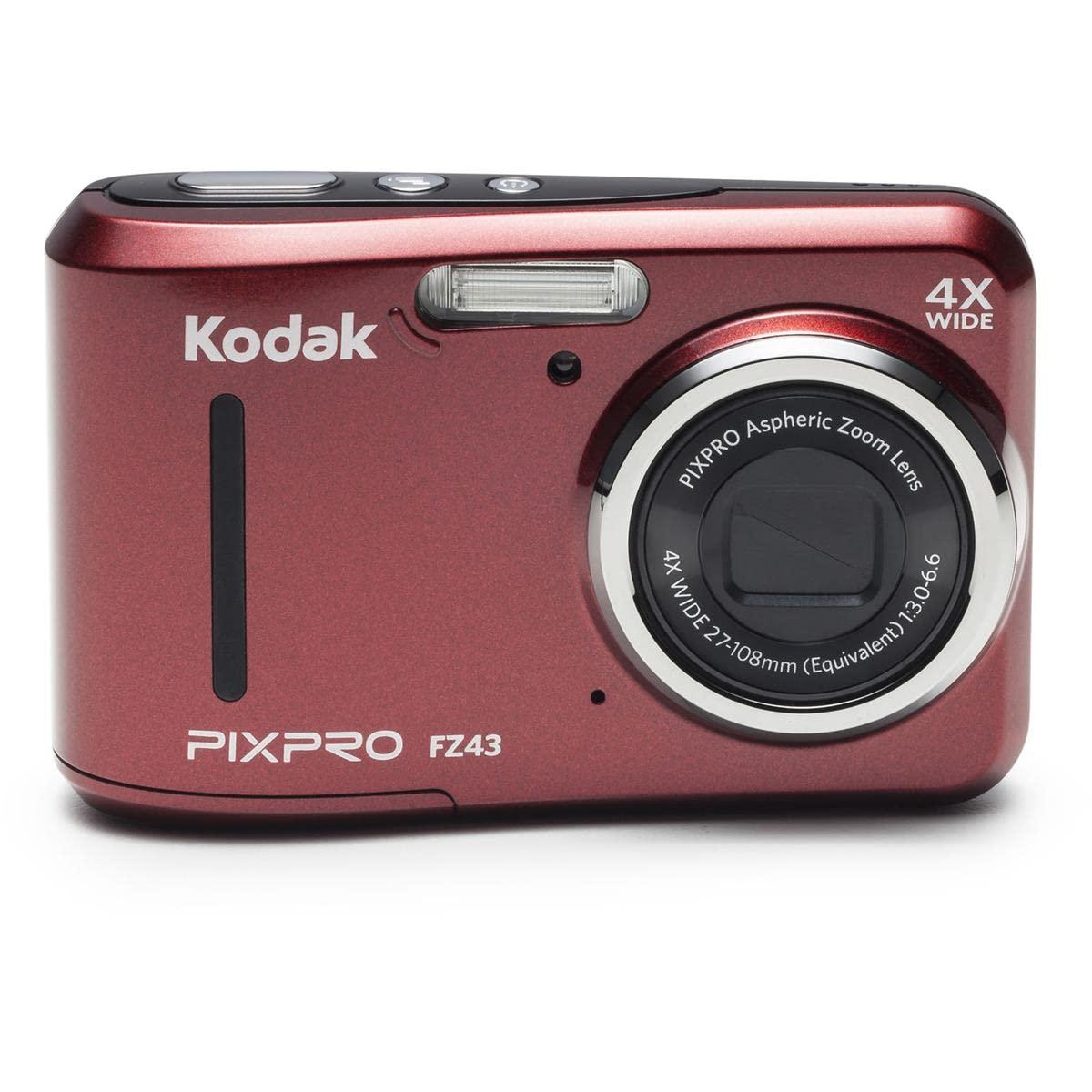 Kodak PIXPRO Friendly Zoom FZ43-RD 16MP Digital Camera with 4X Optical Zoom and 2.7" LCD Screen (Red) - Image 2
