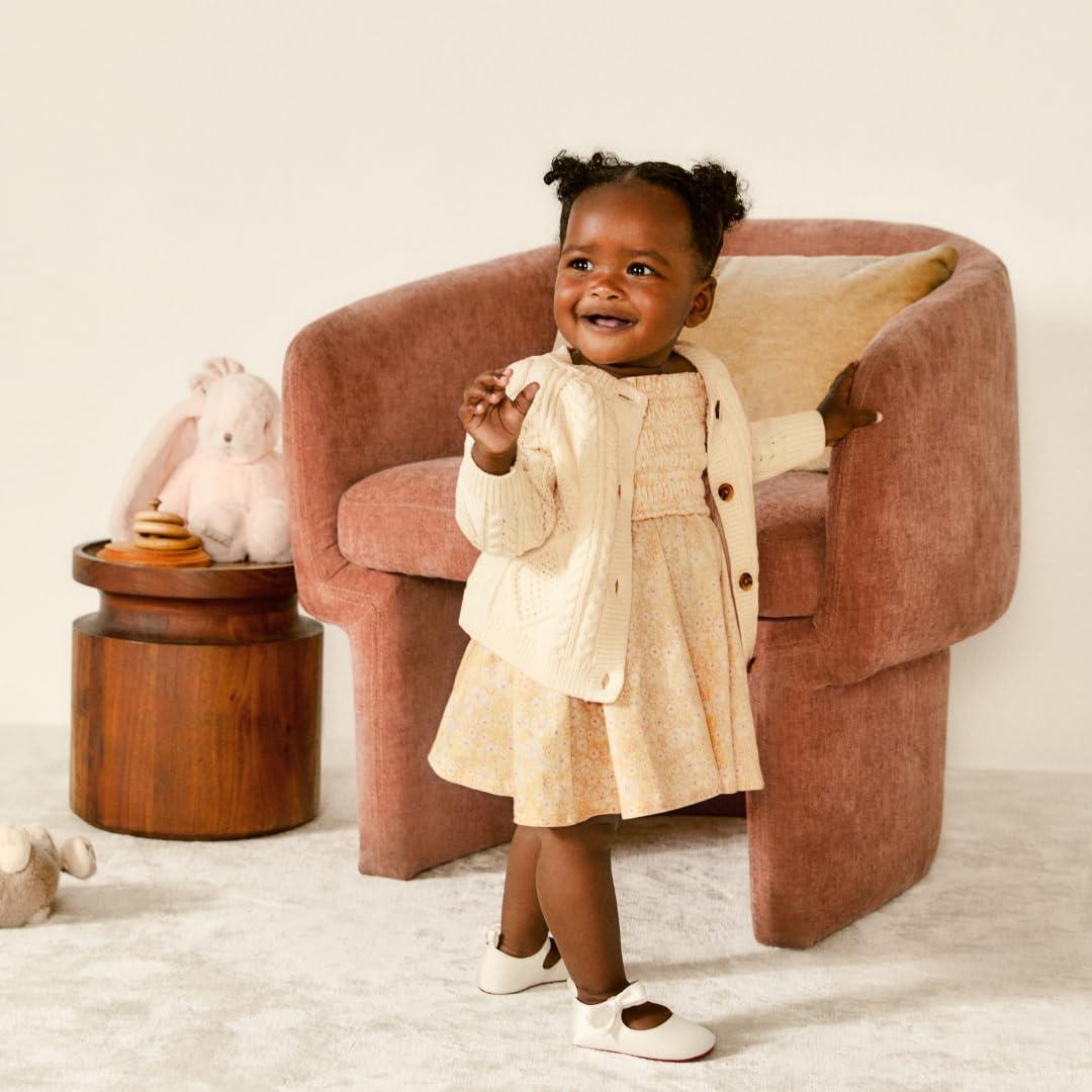 Amazon Essentials x Sofia Grainge Unisex Toddlers and Babies' Fisherman Cardigan Sweater - Image 2
