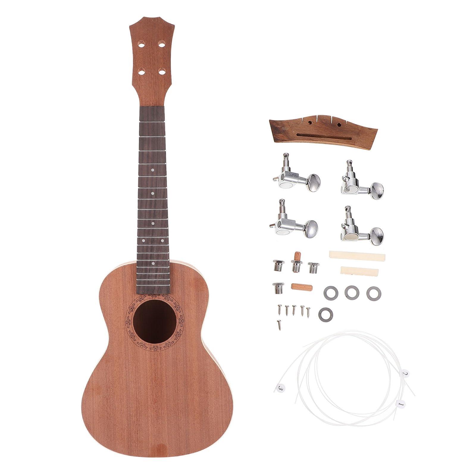 ibasenice DIY Ukulele Kit - 23 Inch Baritone Graffiti Artist Guitar Kit - Acoustic Guitar