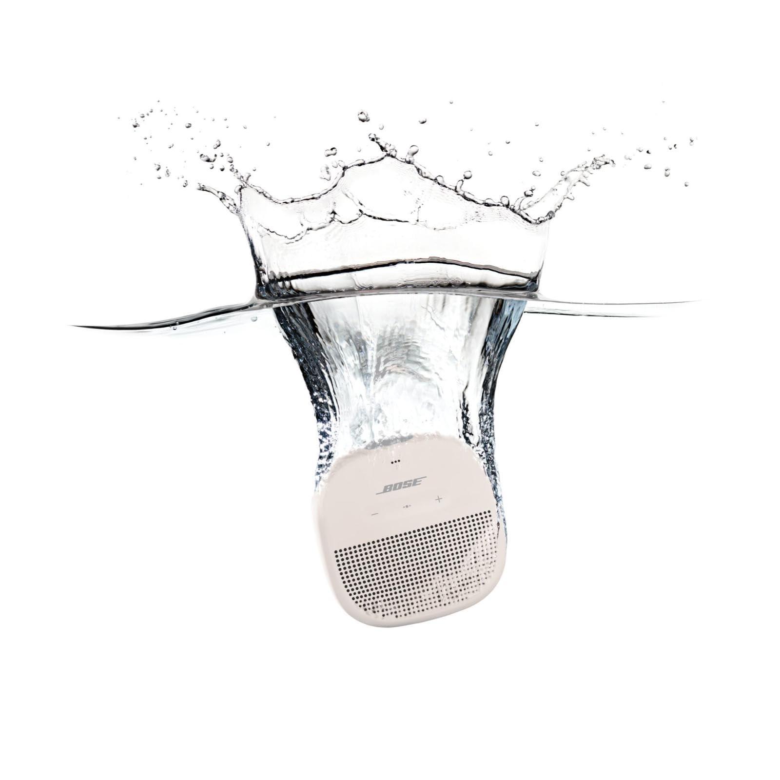 Bose SoundLink Micro Bluetooth Speaker: Small Portable Waterproof Speaker with Microphone, White Smoke - Image 3