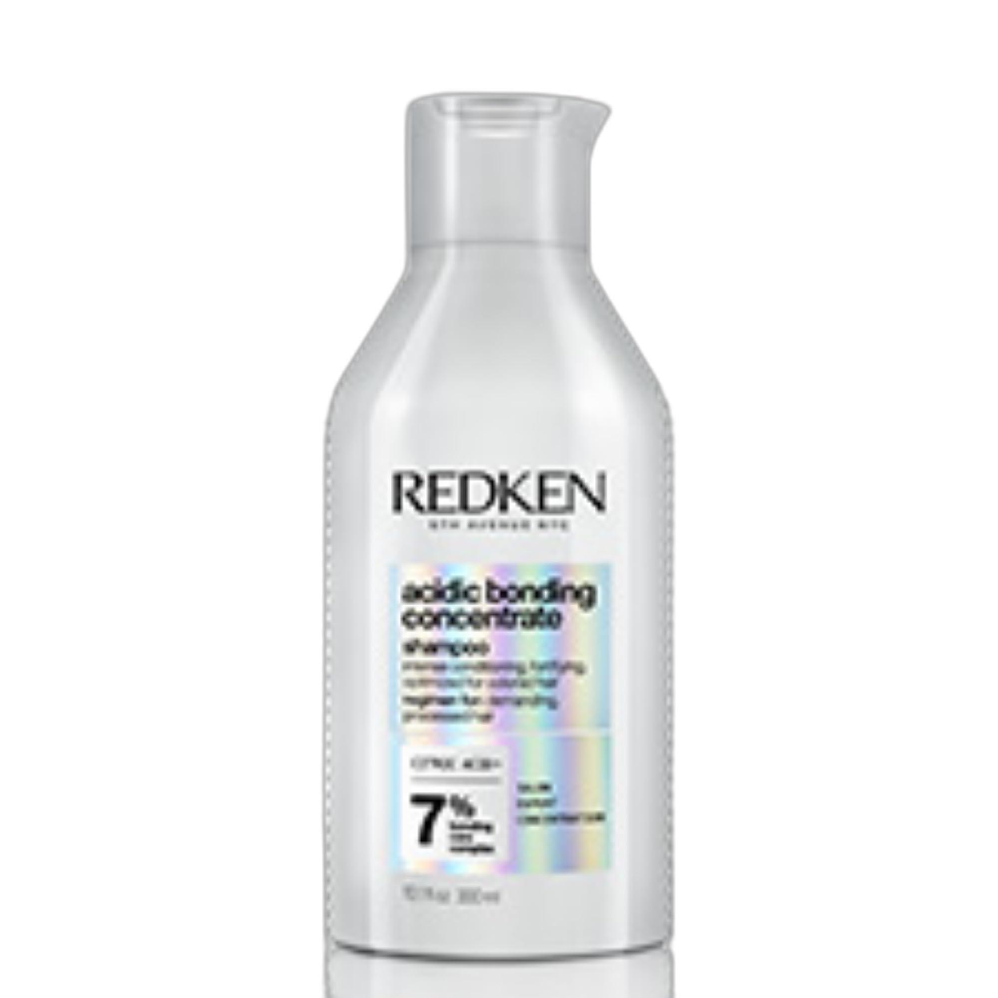 Redken Acidic Bonding Concentrate Shampoo For Damaged Hair Repair - Strengthens and Repairs Weak and Brittle Hair, Sulfate-Free, With Citric Acid