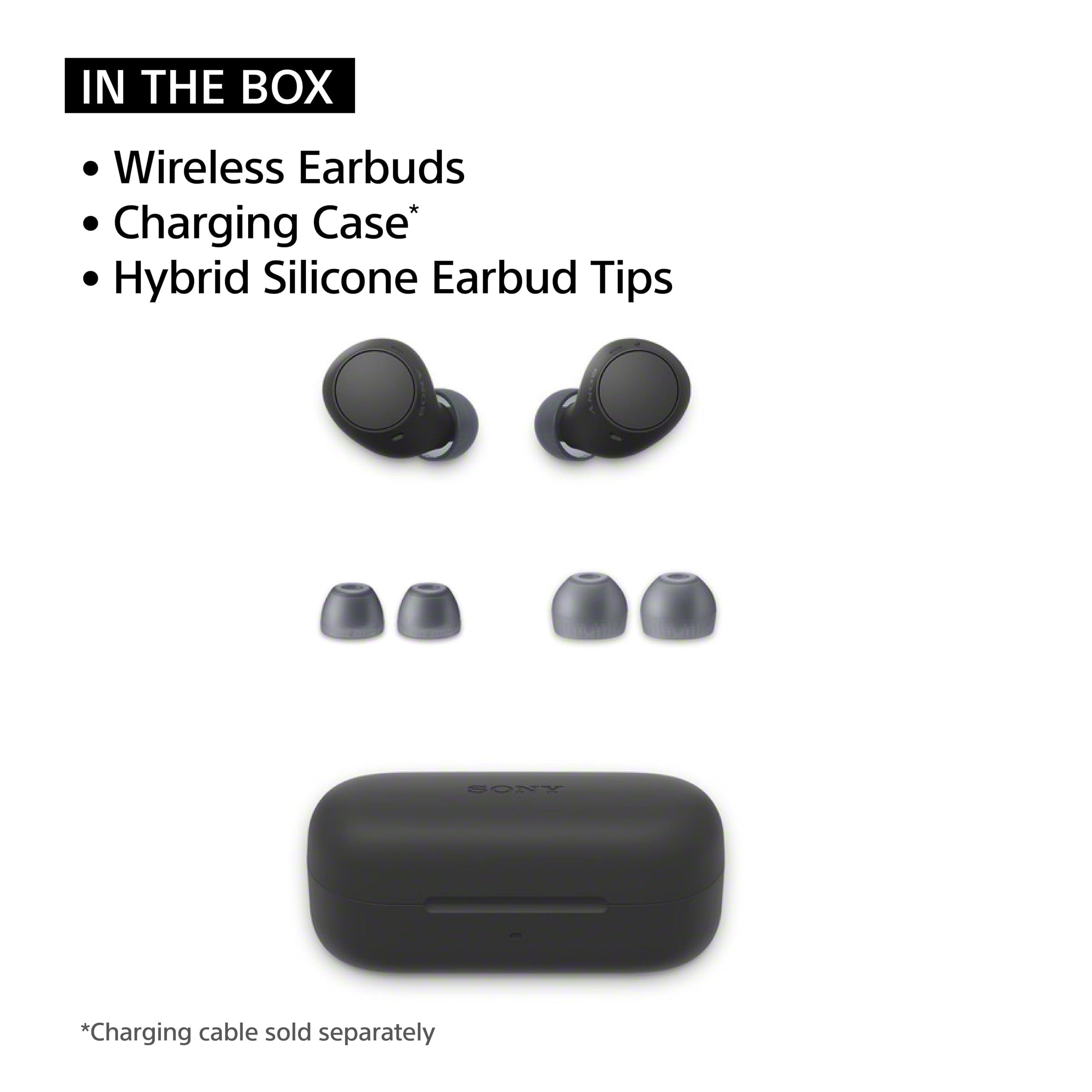 Sony WF-C510 Truly Wireless in-Ear Bluetooth Earbud Headphones with up to 22-Hour Battery, Multipoint-Connection, Mic and IPX4 Water Resistance, White- New (Renewed) - Image 2