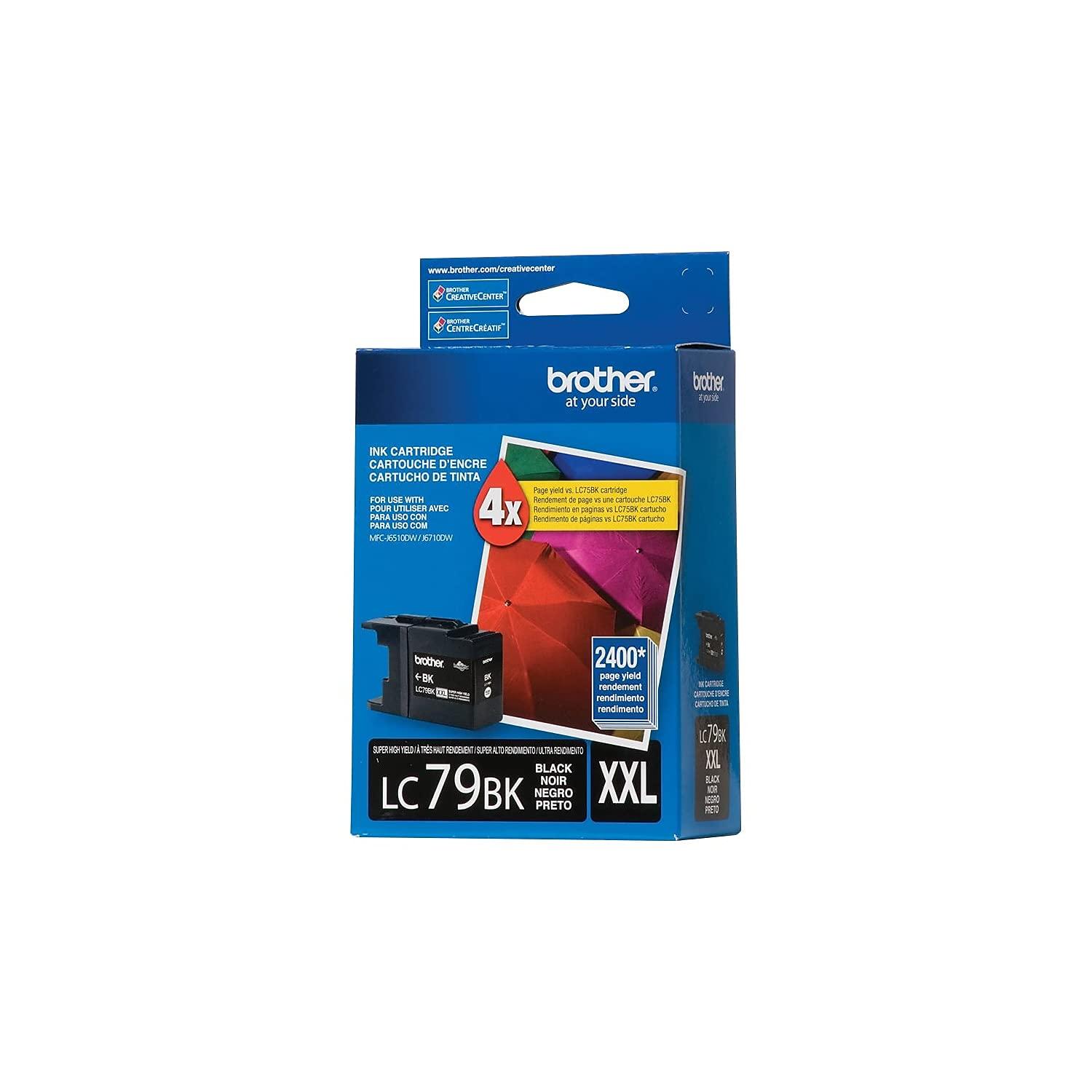Brother Printer LC-79BK Super High Yield (XXL) Cartridge Ink - Retail Packaging-Black - Image 4