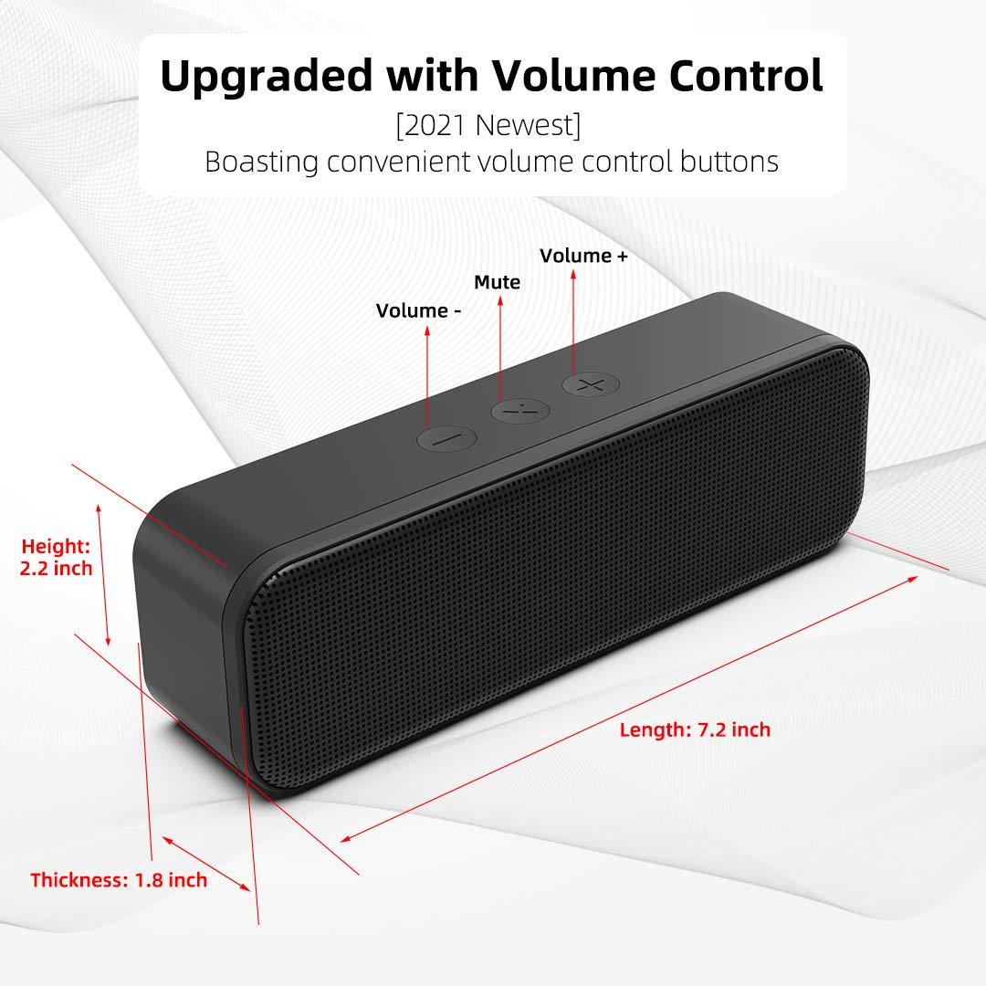 LIELONGREN [Newer] USB Computer Speaker for Desktop, Laptop Speaker, PC Speaker, Small Computer Soundbar with Hi-Quality Sound, Loud Control Volume, Rich Bass - Image 2
