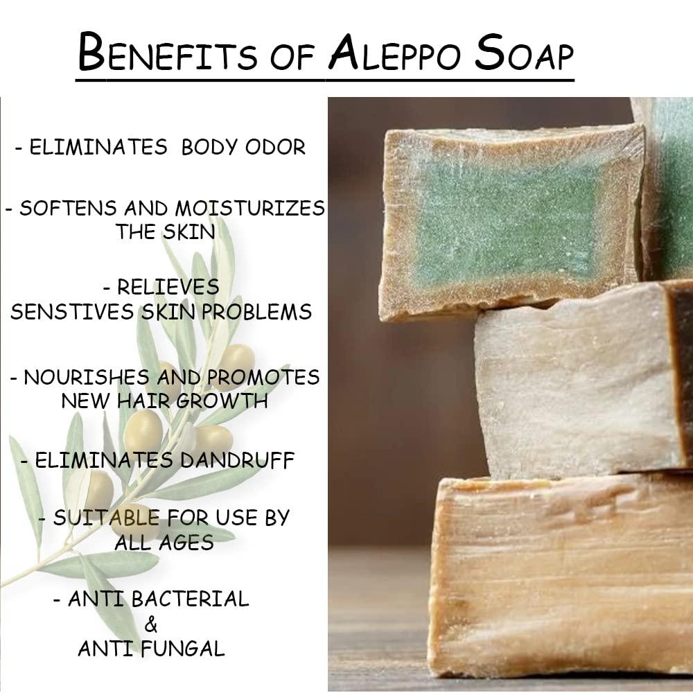 Generic Aleppo Soap - 2 Pack - 8 oz each -%20 Laurel Oil,%80 Virgin Olive Oil, Natural & Handmade from Origin - Image 5