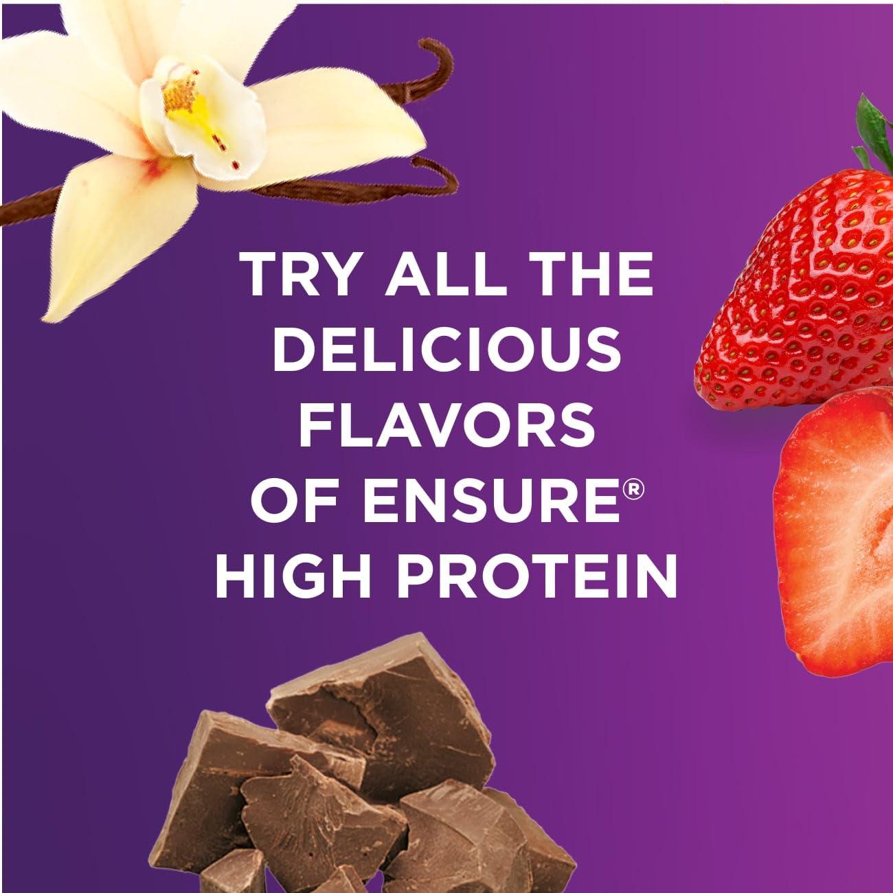 Ensure High Protein Strawberry Nutrition Shake, Ready to Drink, 16g Protein and 27 Vitamins and Minerals, 8 fl oz, 24 Pack - Image 5