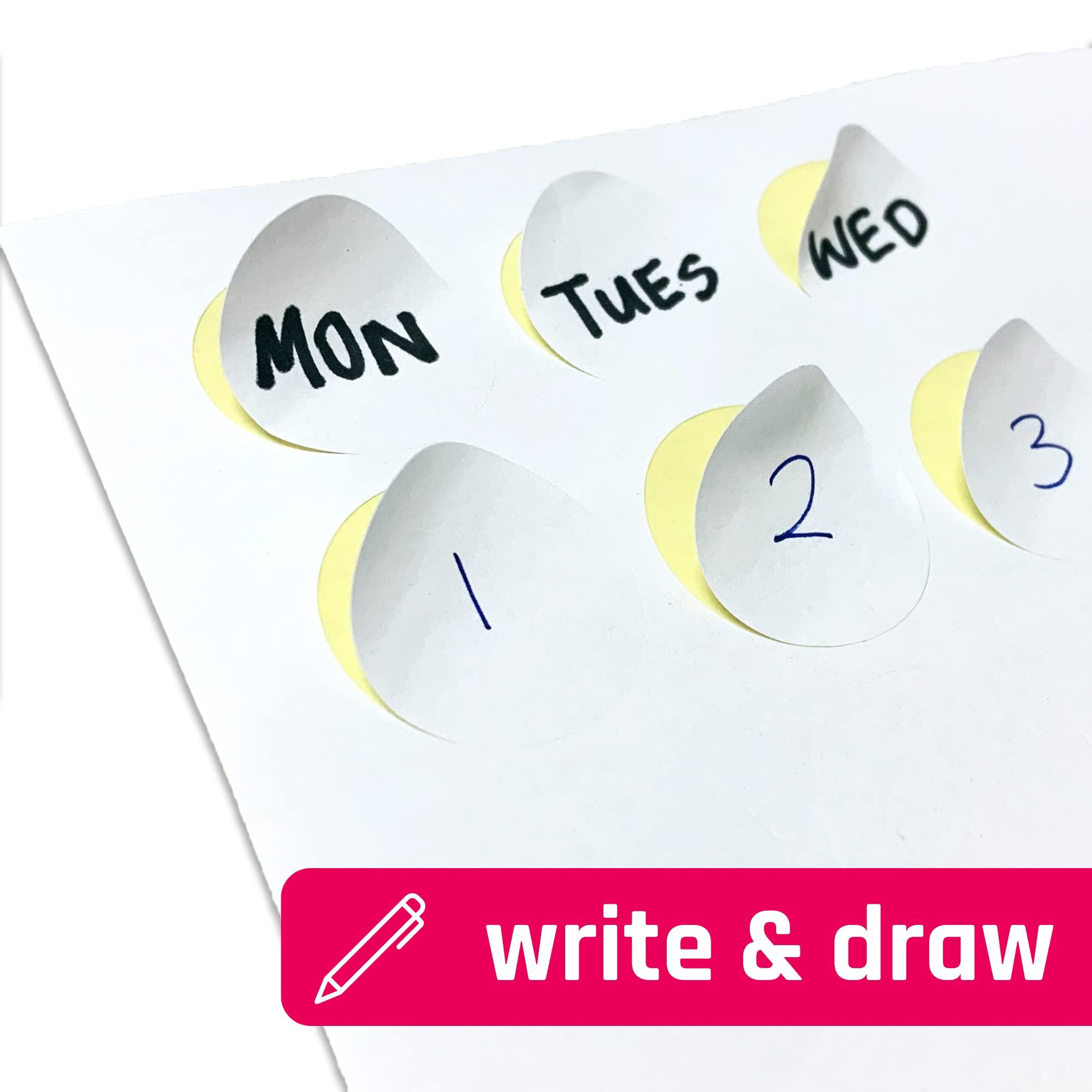 1.5" Round Matte White Sticker Label, Laser/Inkjet Printing - Letter Size, 200 Sheets - Image 7