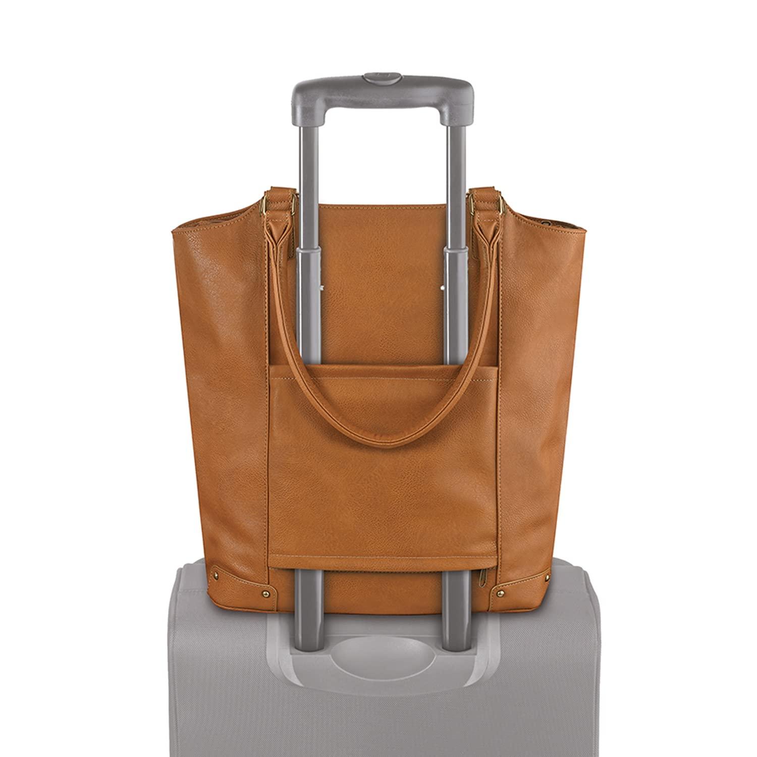Solo Executive 15.6 Inch Bucket Tote, Espresso - Image 5