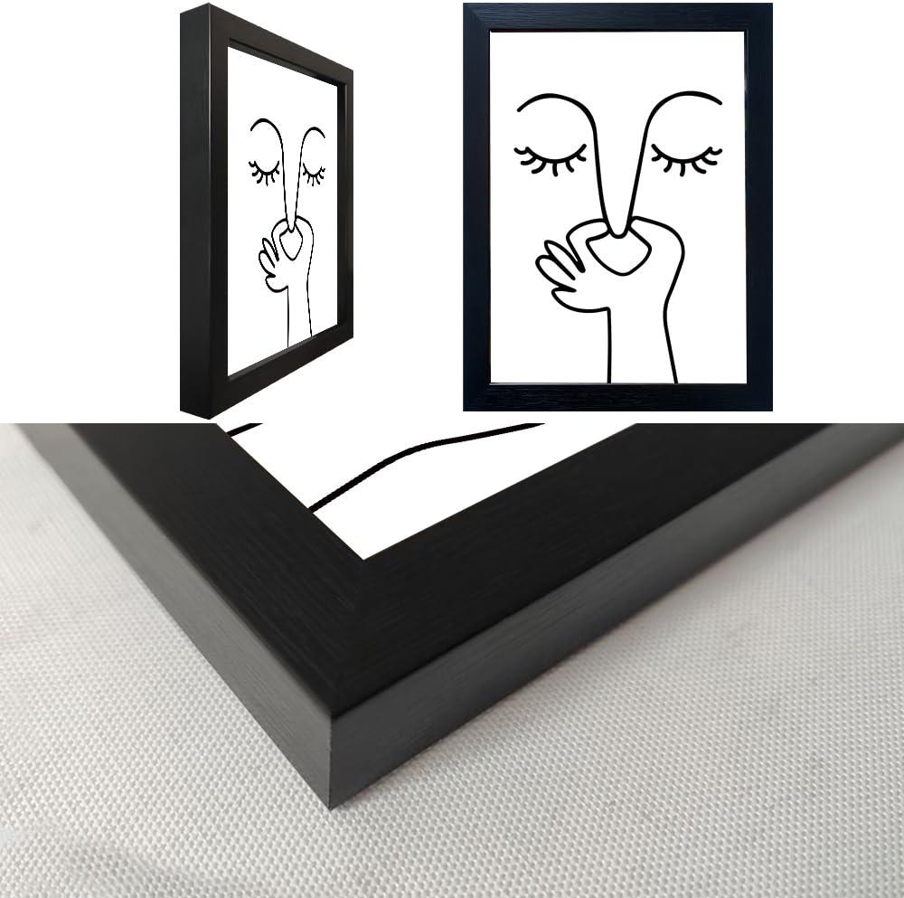 AIANHUA Black and White Bathroom Wall Decor Bad Smell Humorous Wall Art Funny Guest Toilet Picture Print Painting Modern Minimalistic Bathroom Sign - Image 3