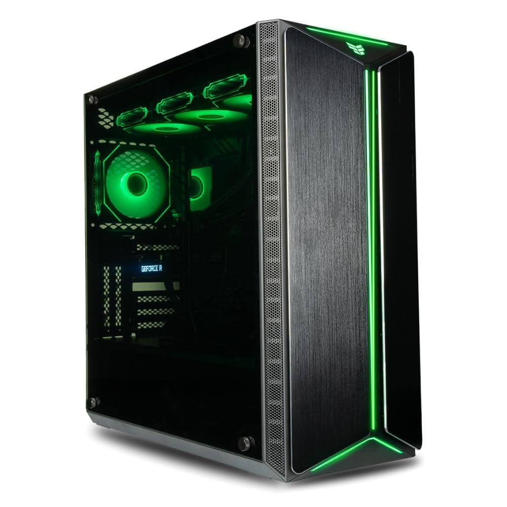 Mantis V2 Gaming Desktop PC - (NVIDIA GeForce RTX 5090, Intel 24-Core Ultra 9 285K Processor, 96GB DDR5 RAM, 2x2TB NVMe Gen4 SSD, HDMI, WiFi 6E + BT, Windows 11 Pro) - Prebuilt RGB Gamer Computer