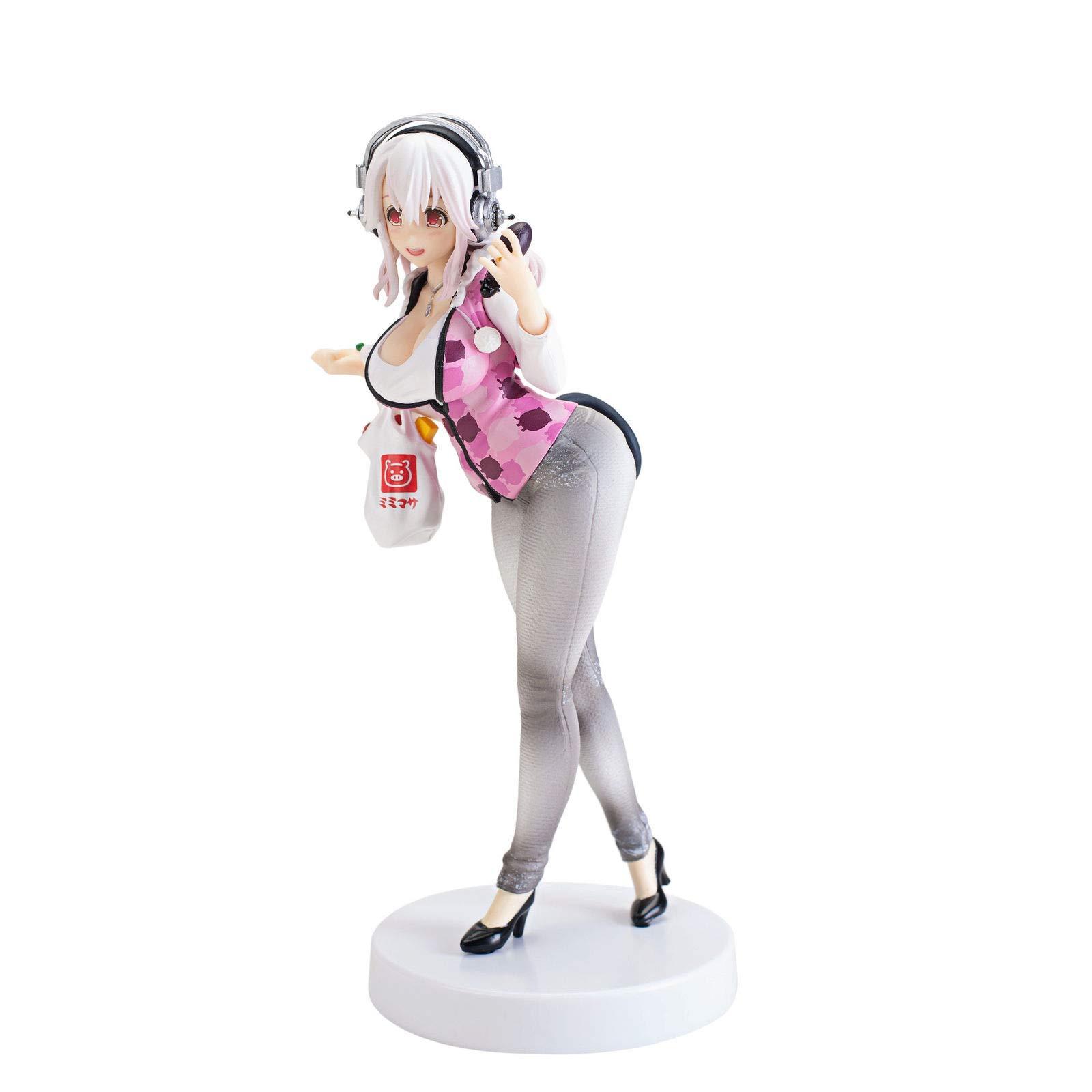 Furyu 7" Nitro Super Sonic: 10th Anniversary Figure Super Sonico-san Figure (Pink Version) - Image 4