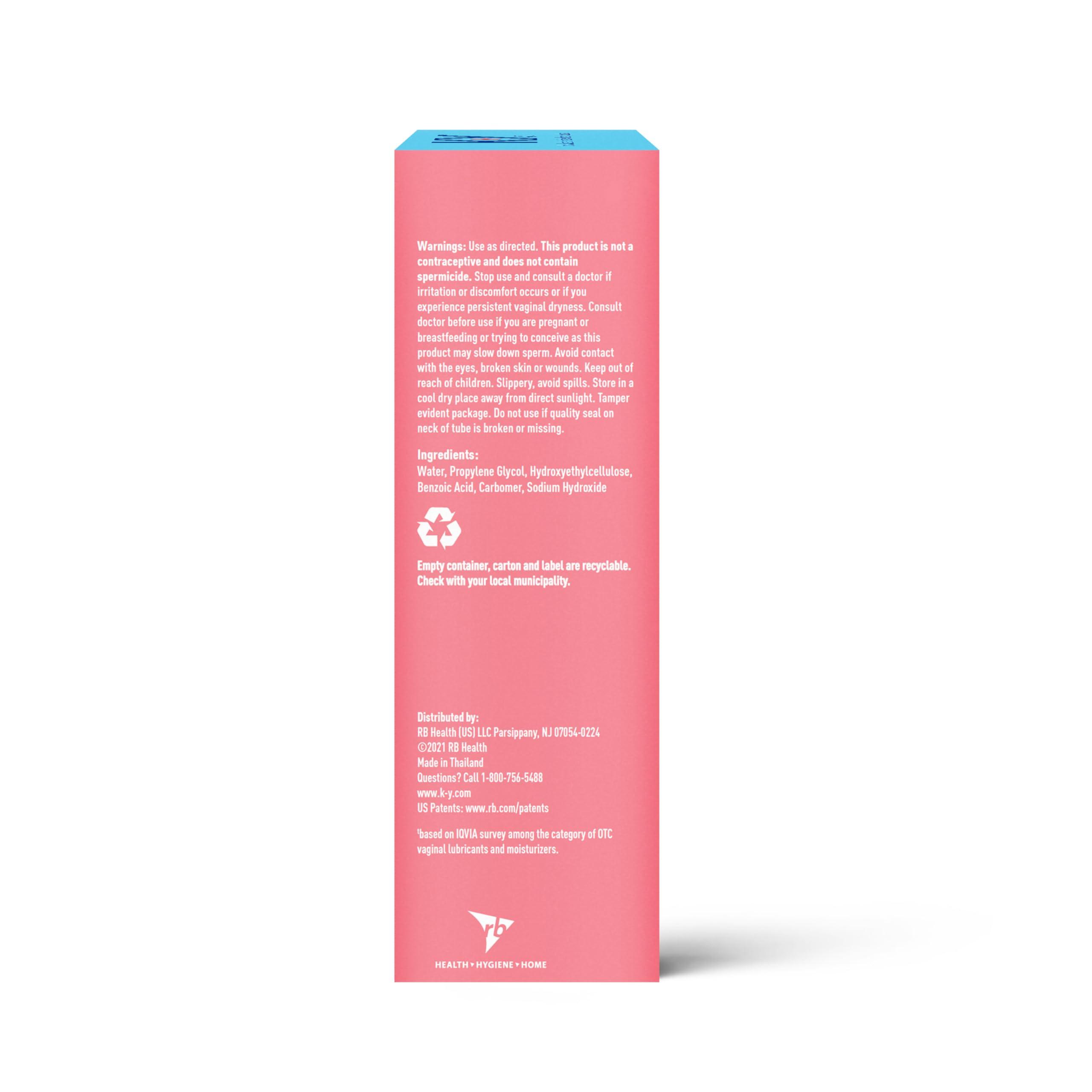 K-Y Jelly Water Based Lube for Sex, Anal Lube, Non-Greasy Water Based Personal Lubricant, pH Friendly Sex Lube Can Be Used with Sex Toys for Women & Male Sex Toys, Condom Friendly Personal Lube, 2 oz - Image 9