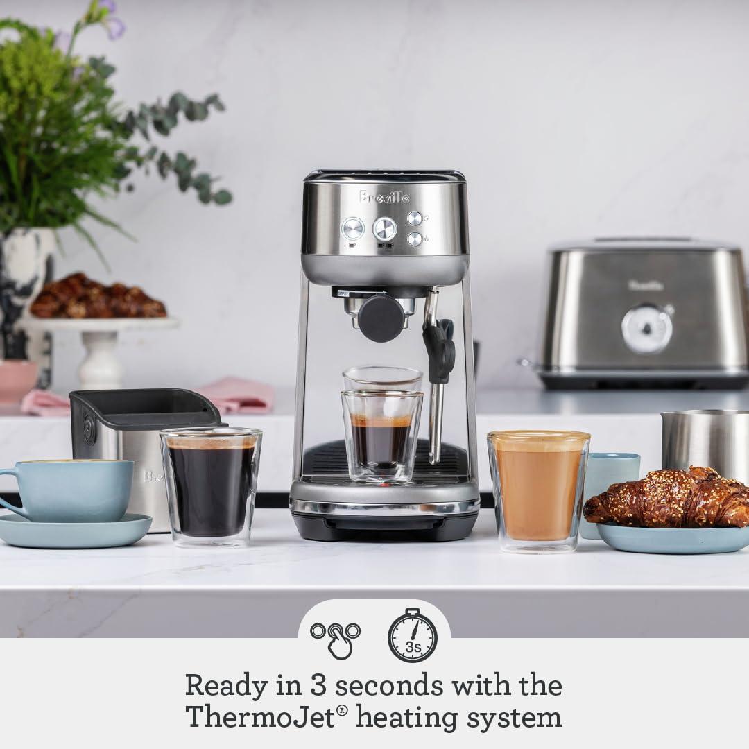 Breville Bambino Espresso Machine BES450BSS, Brushed Stainless Steel - Image 2